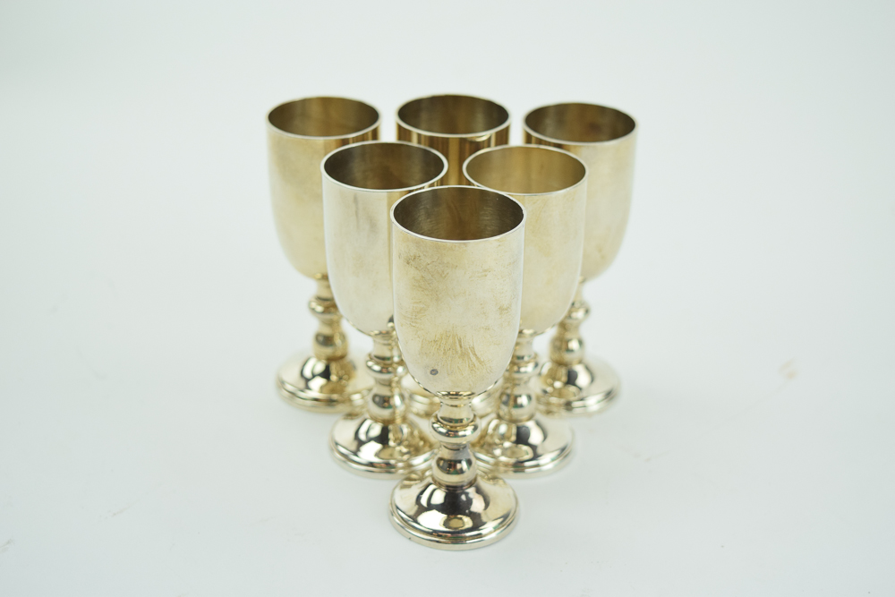 W & S Blackinton Co. Silver Plate Goblet Set