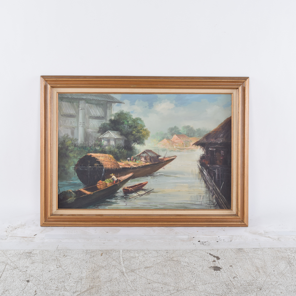 Oscar Navarro Oil Painting