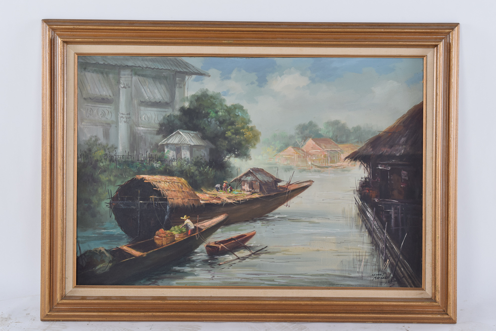 Oscar Navarro Oil Painting