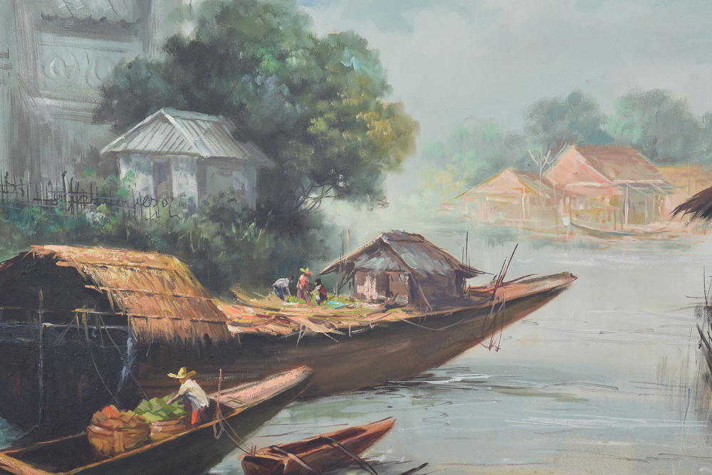 Oscar Navarro Oil Painting