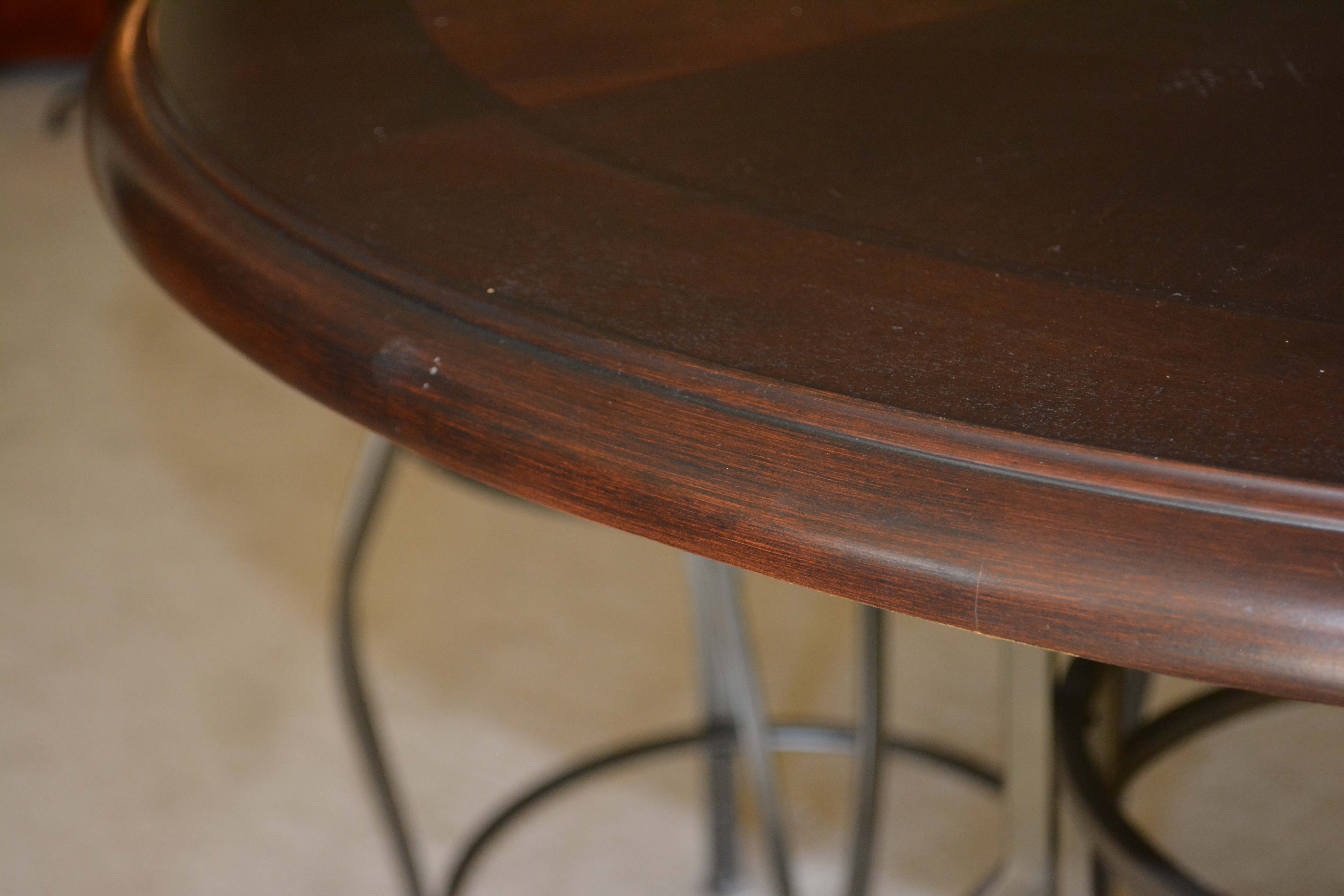 Contemporary Cafe Style Table with Swivel Stools by Powell