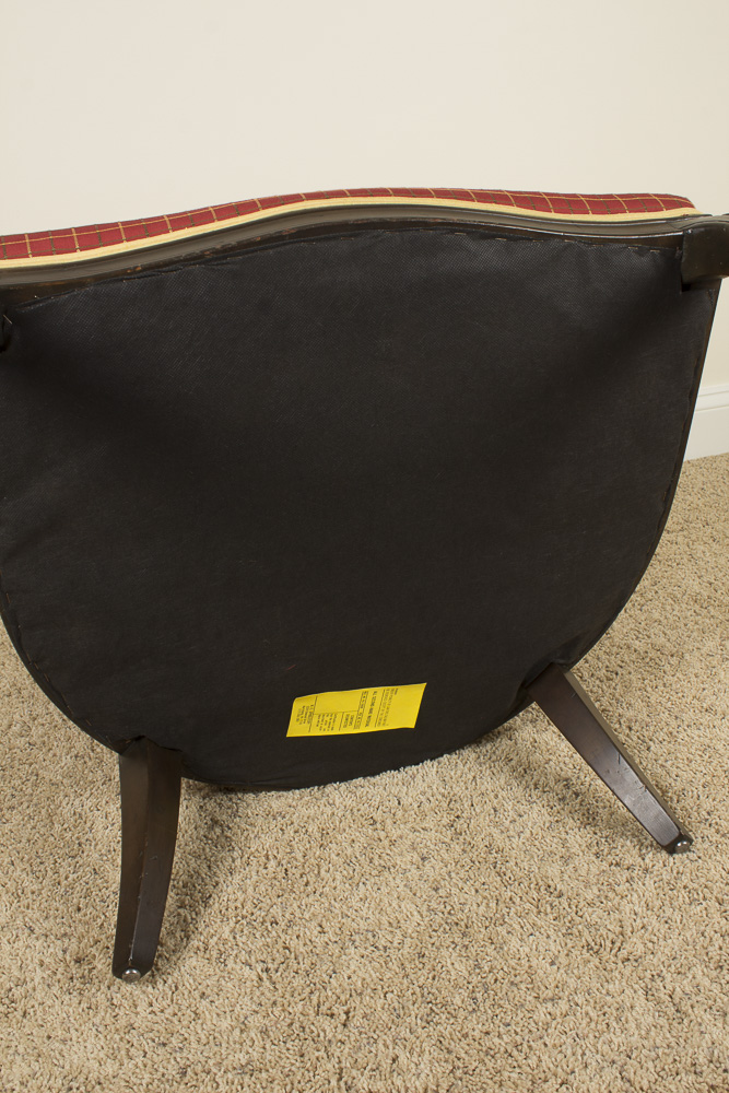 Vintage French Provincial Style Upholstered Chairs by H.I.S. Upholstery