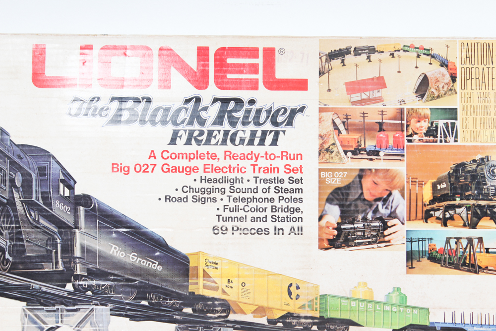Lionel "The Black River Freight" Electric Train Set