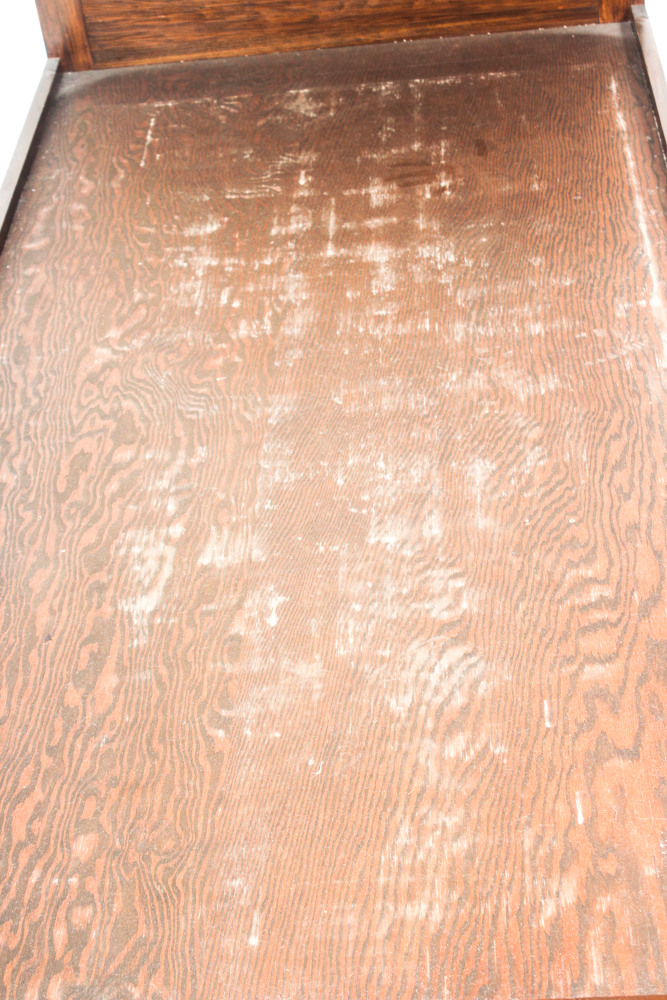 Antique Victorian Walnut Twin Headboard with Frame