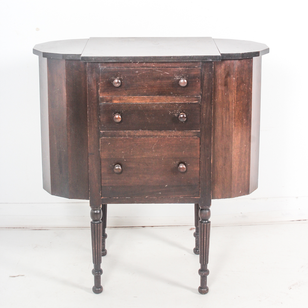 Vintage Martha Washington Sewing Cabinet