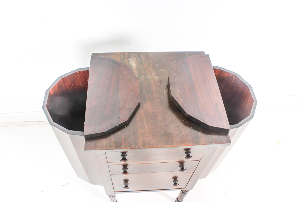 Vintage Martha Washington Sewing Cabinet