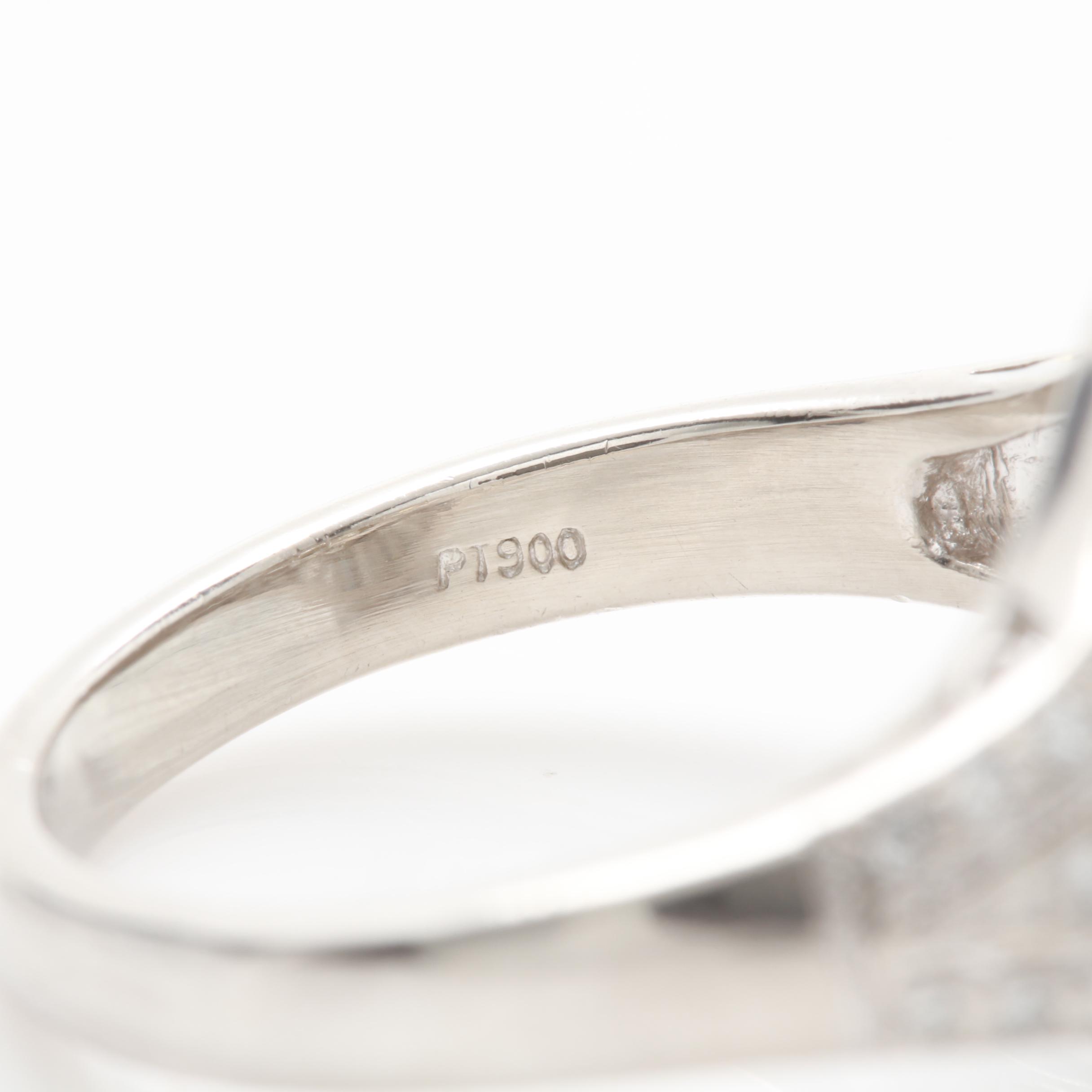 Retro Modern Platinum 1.64 CTW Diamond Ring