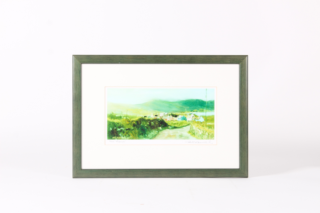 John McConnell Limited Edition and Signed Lithograph "Eyeries"