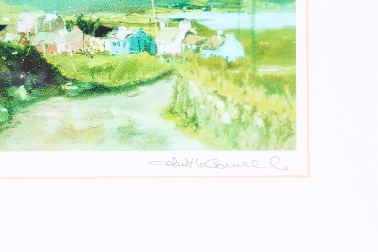 John McConnell Limited Edition and Signed Lithograph "Eyeries"