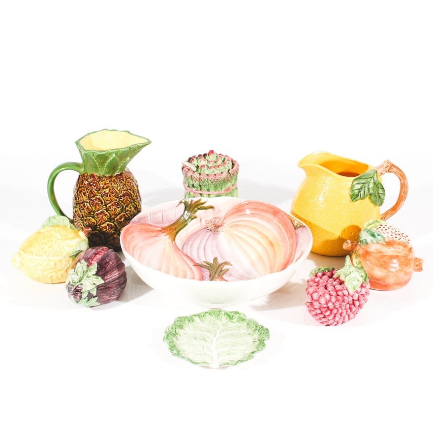Fruit and Vegetable Ceramic Serveware