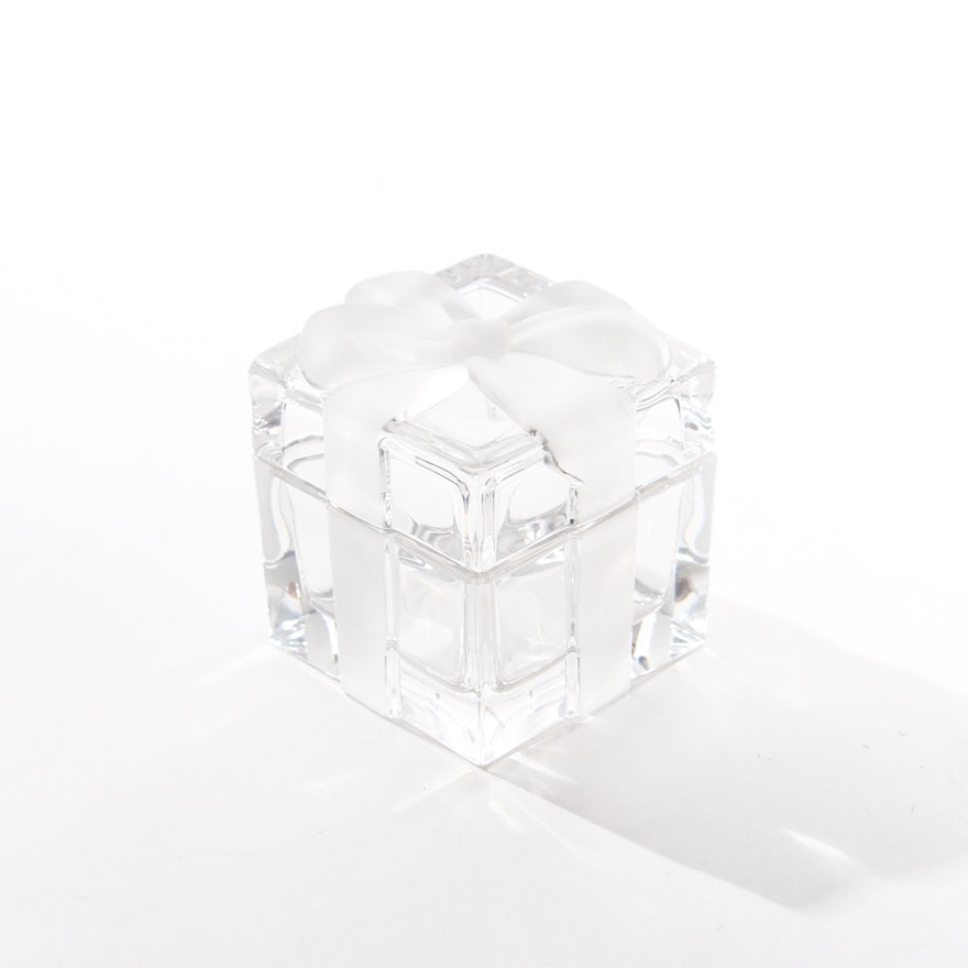 Tiffany & Co. Crystal Trinket Gift Box