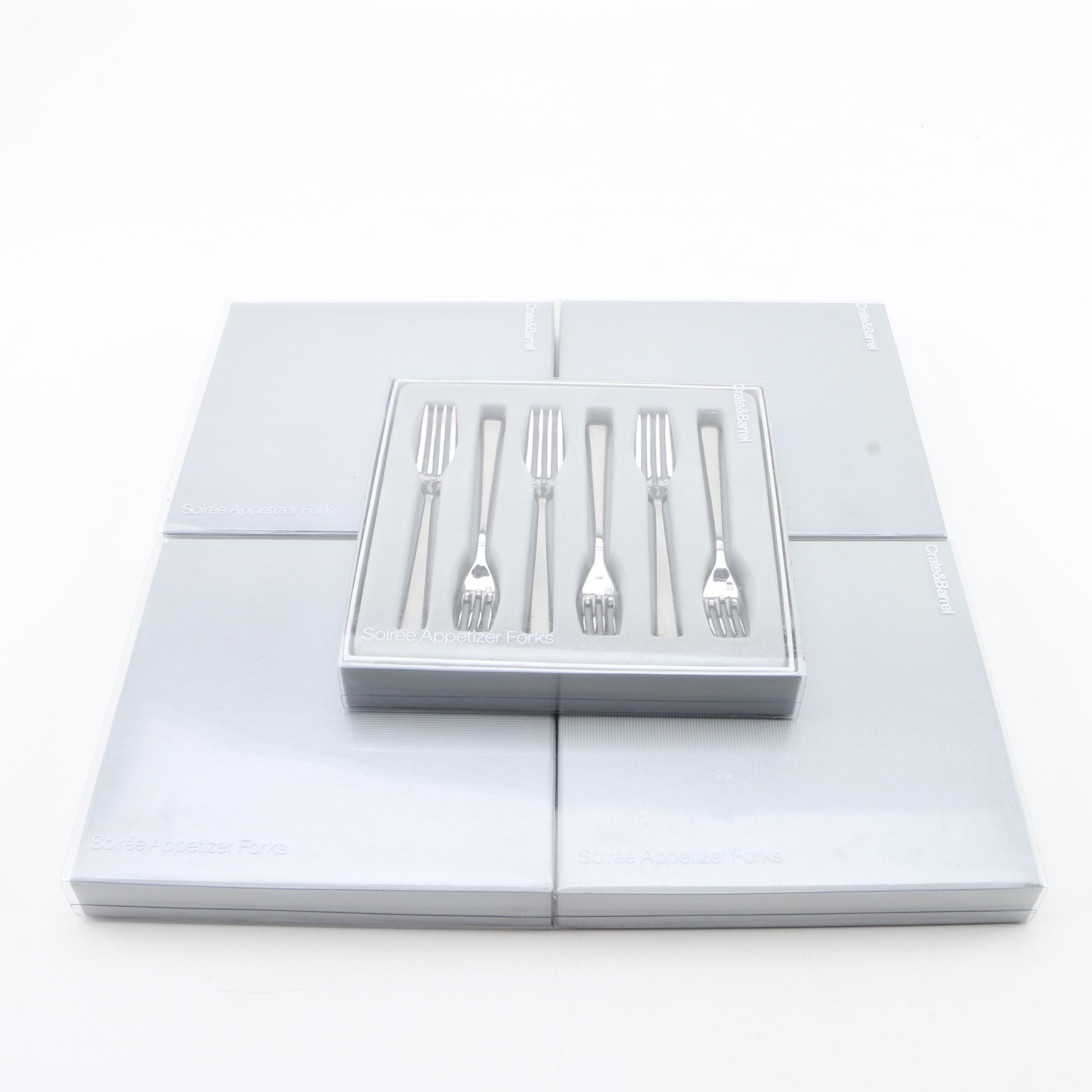 Crate & Barrel "Fortessa" Soirée Appetizer Forks