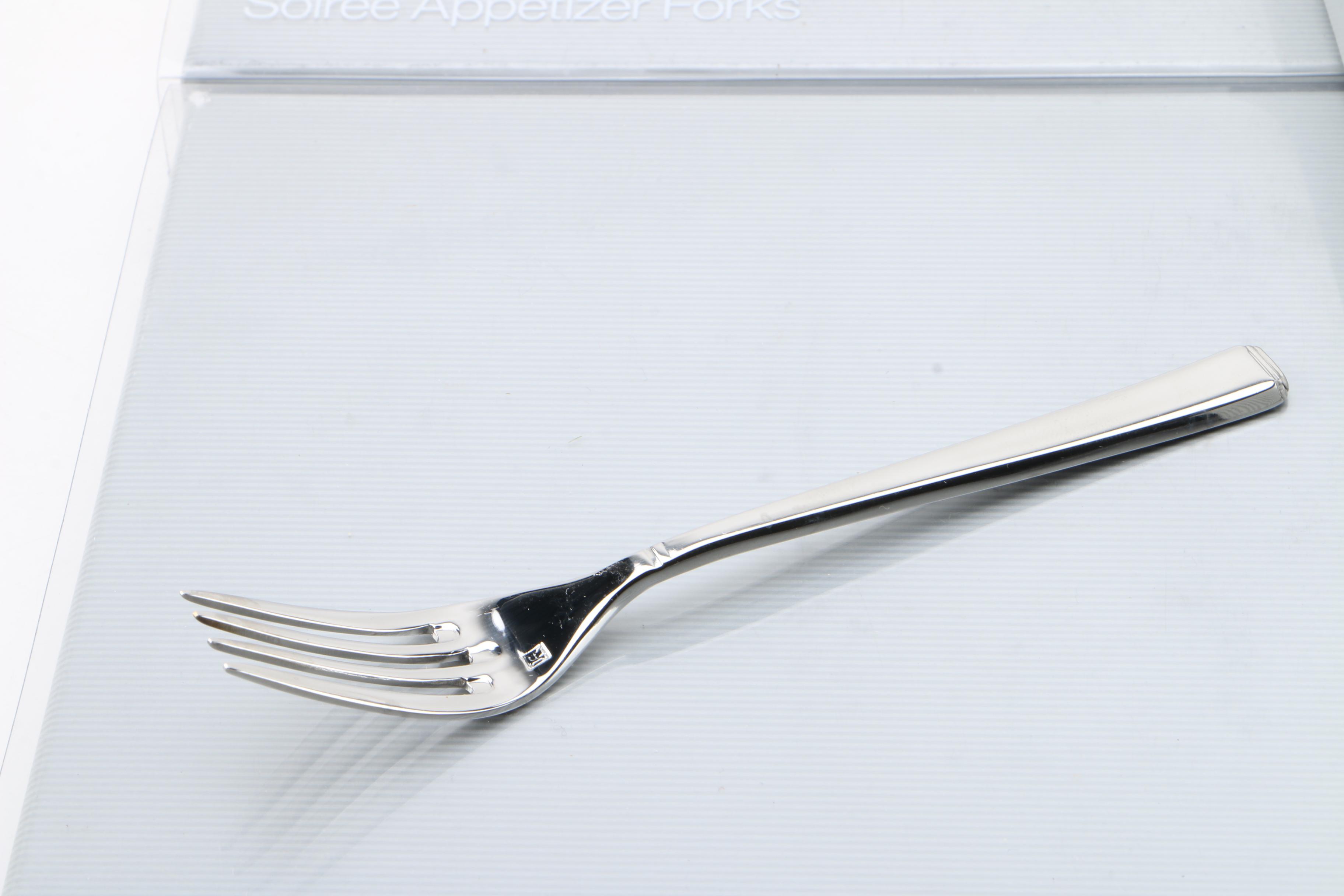 Crate & Barrel "Fortessa" Soirée Appetizer Forks