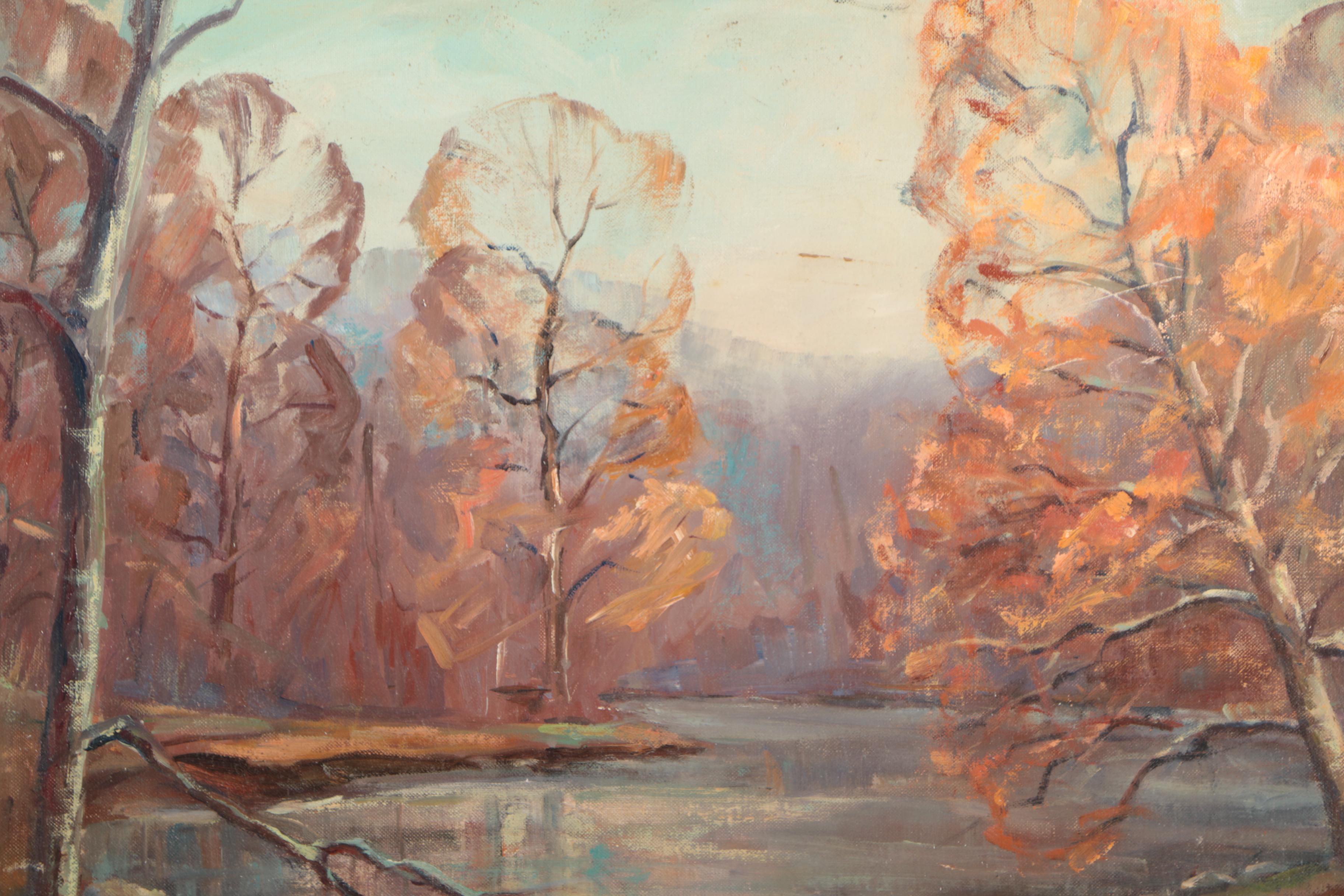 Berniece Hufford Vintage Oil Painting