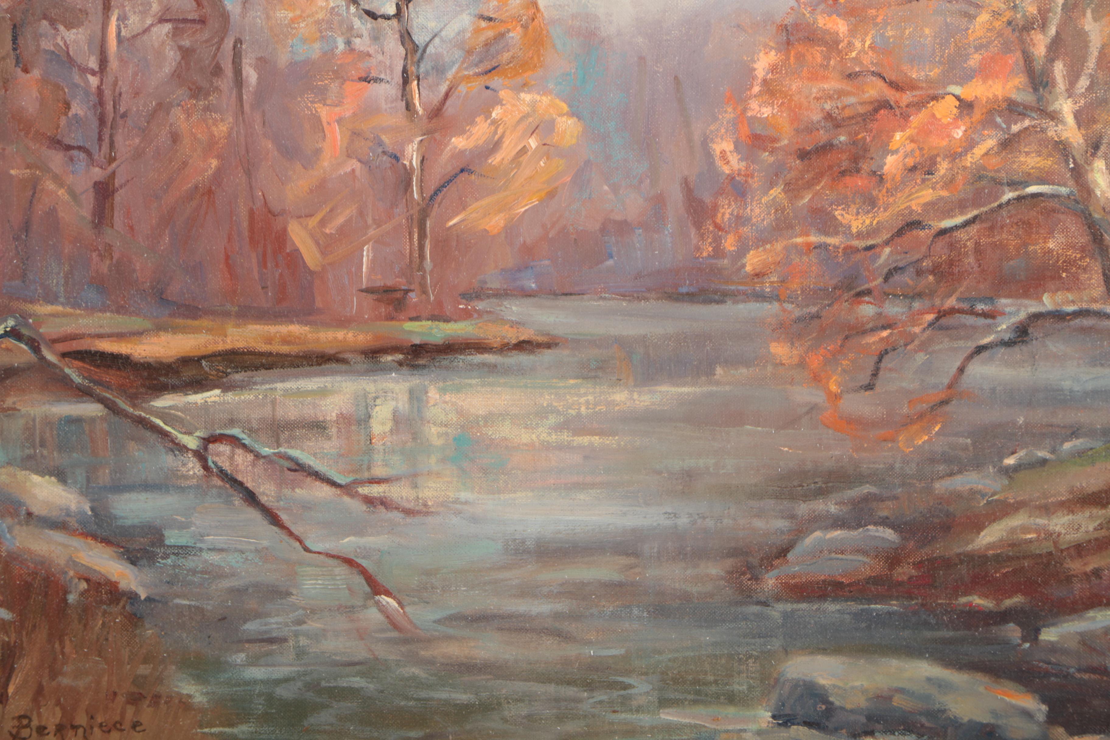 Berniece Hufford Vintage Oil Painting