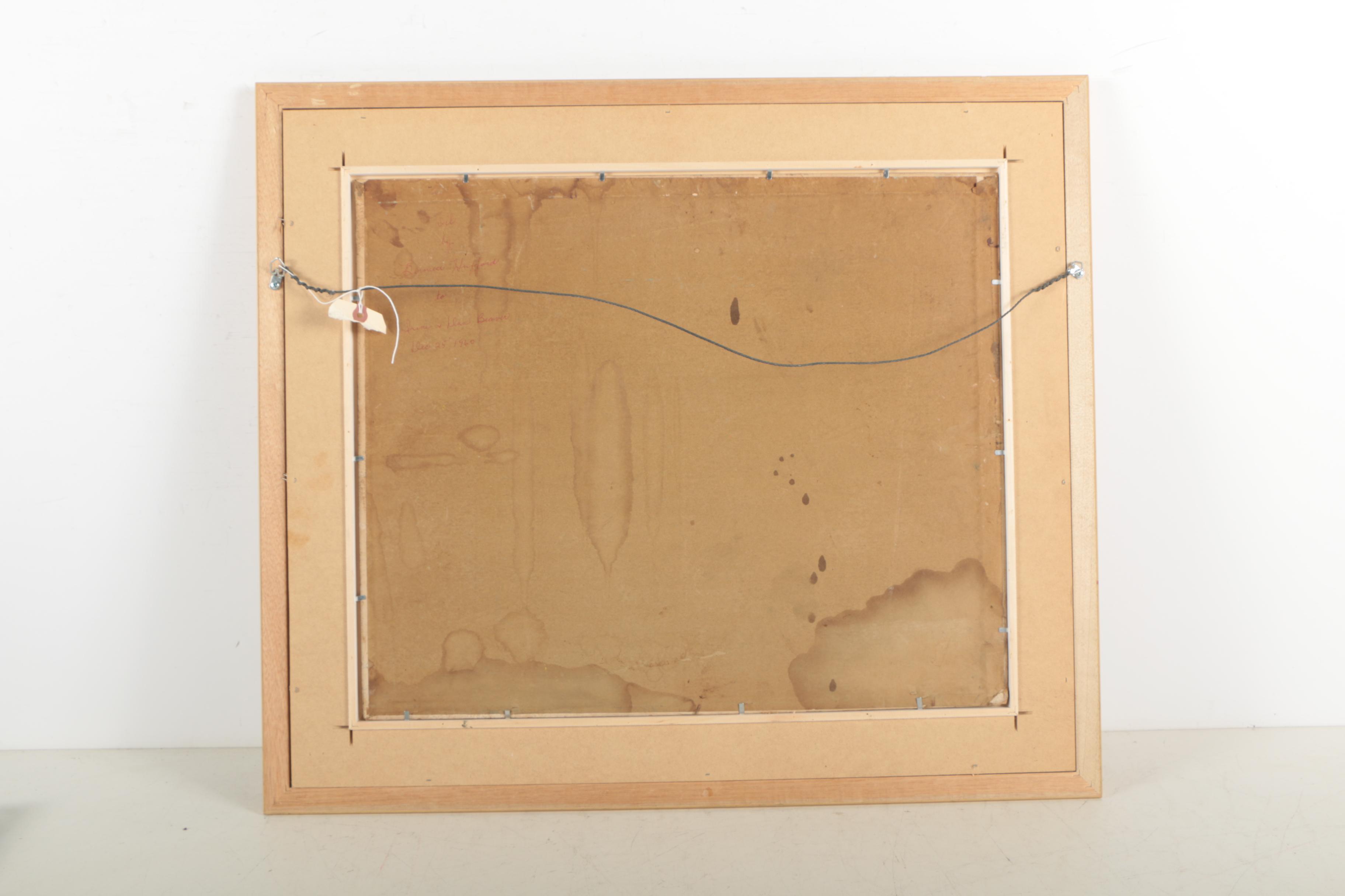 Berniece Hufford Vintage Oil Painting