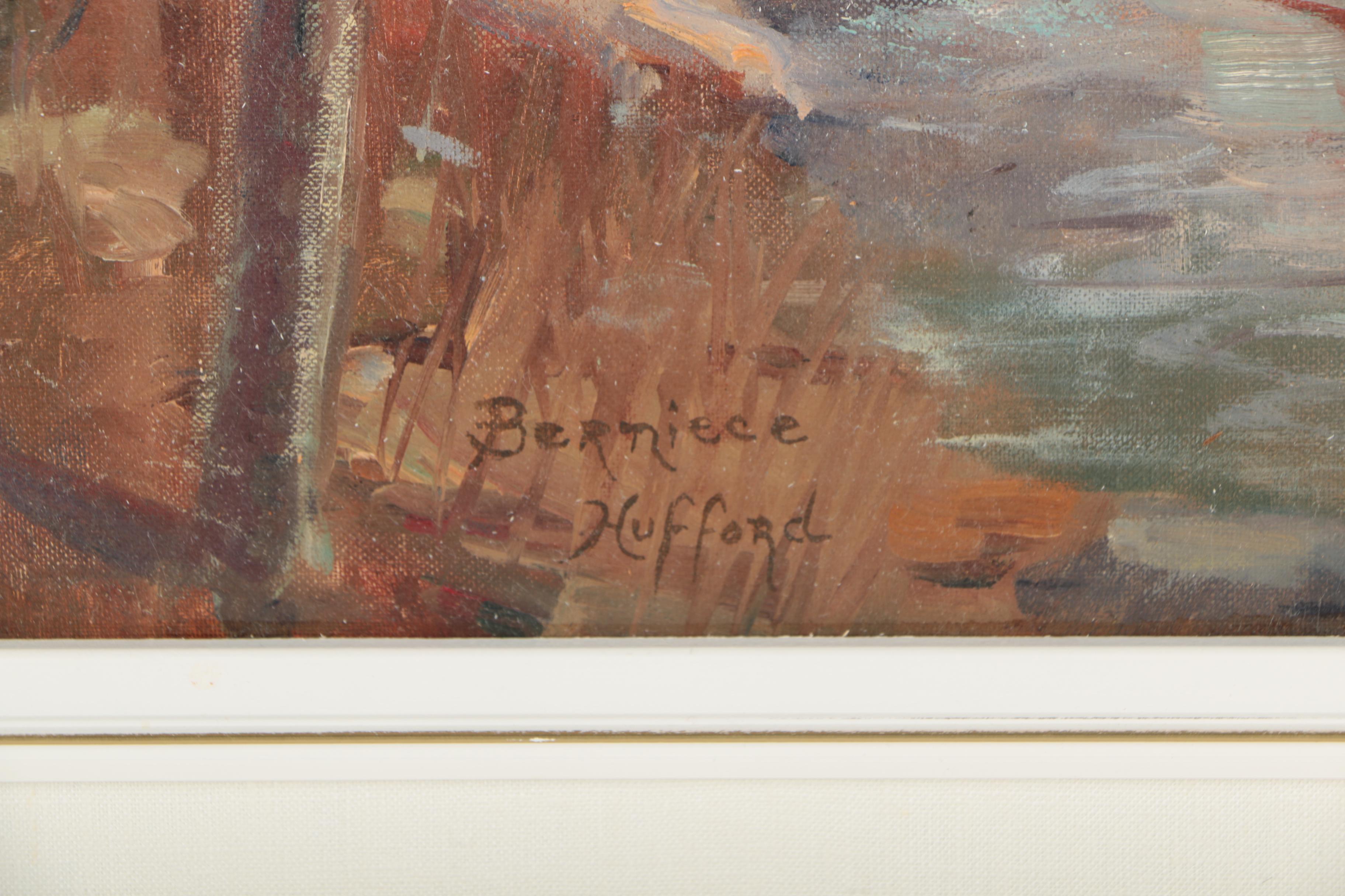 Berniece Hufford Vintage Oil Painting