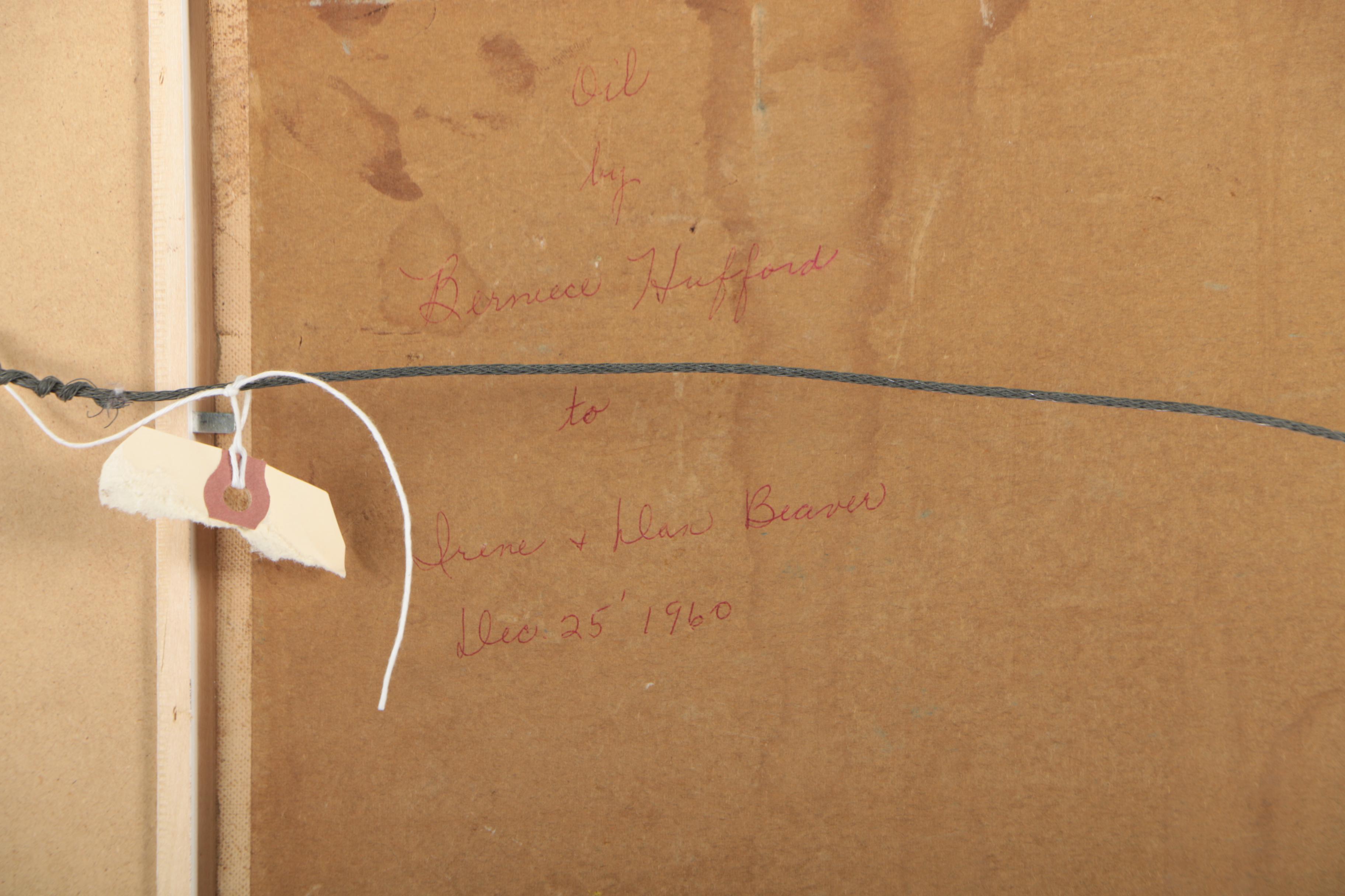 Berniece Hufford Vintage Oil Painting