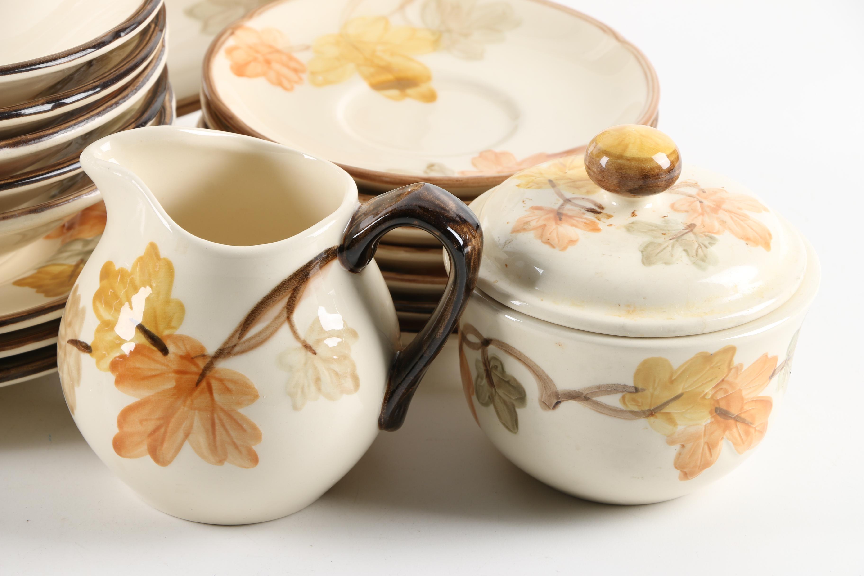 Franciscan "October" Dinnerware, Circa 1977-1984