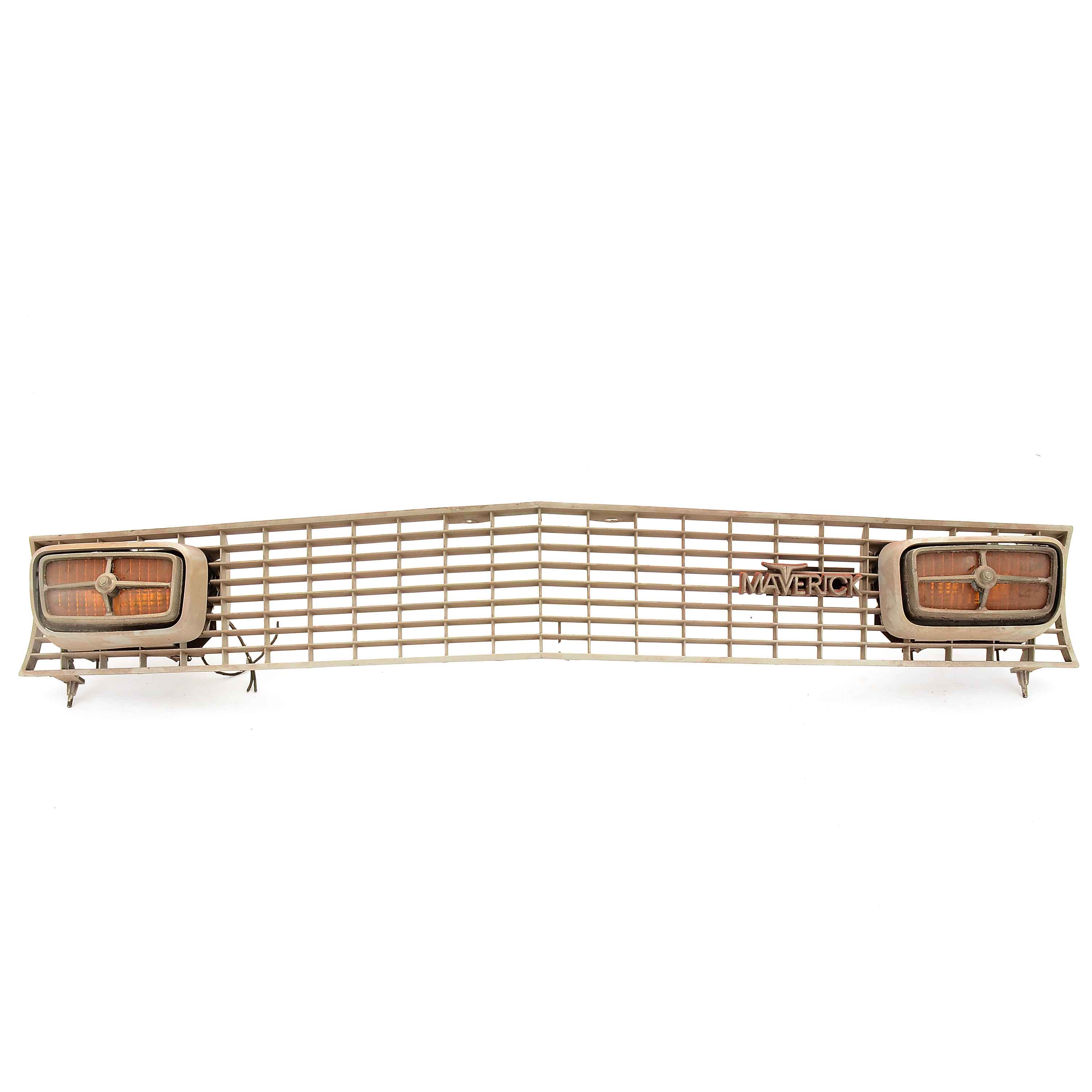 1970-75 Ford Maverick Original Center Grill with Light Housings and Emblem