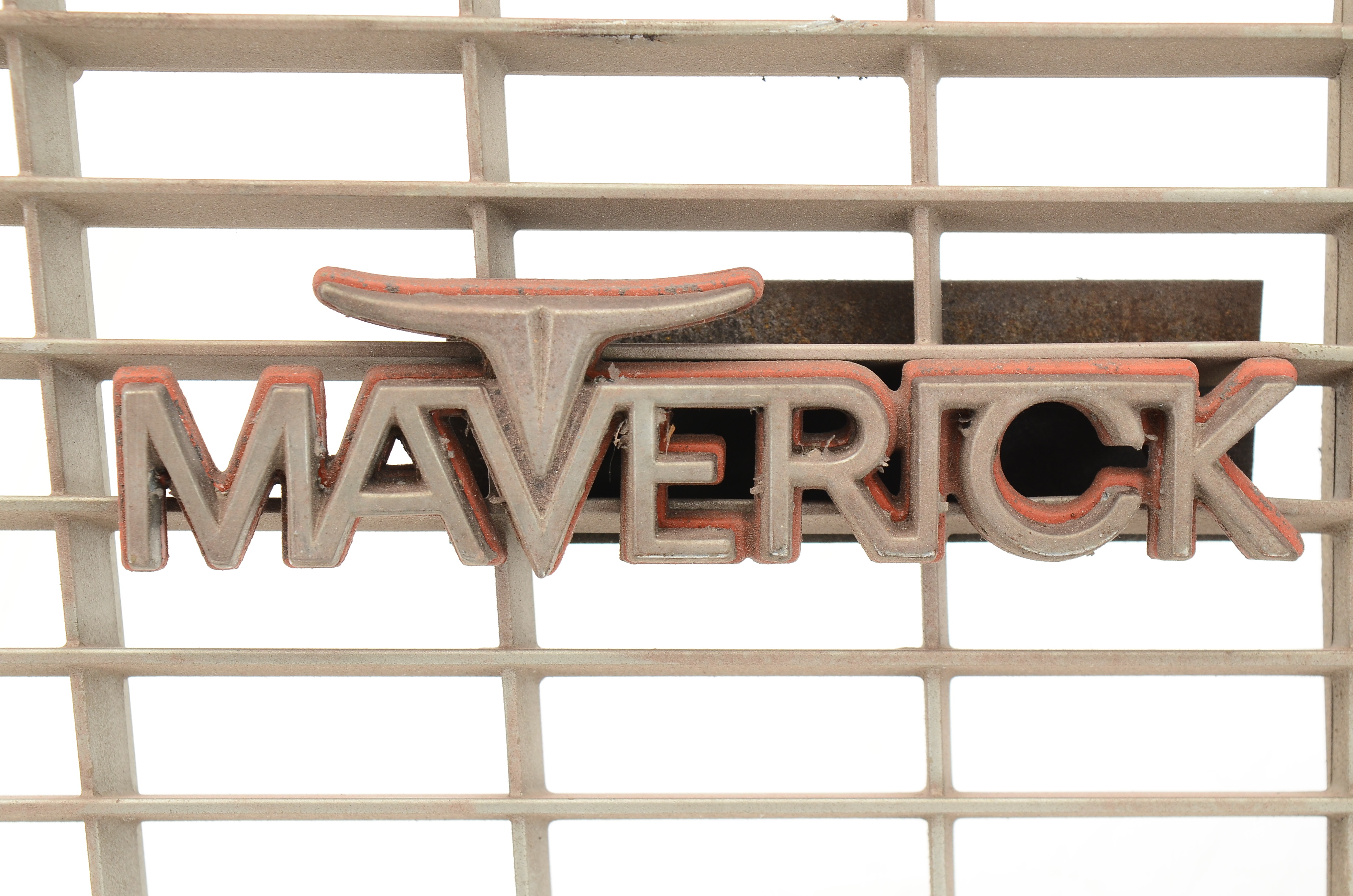 1970-75 Ford Maverick Original Center Grill with Light Housings and Emblem