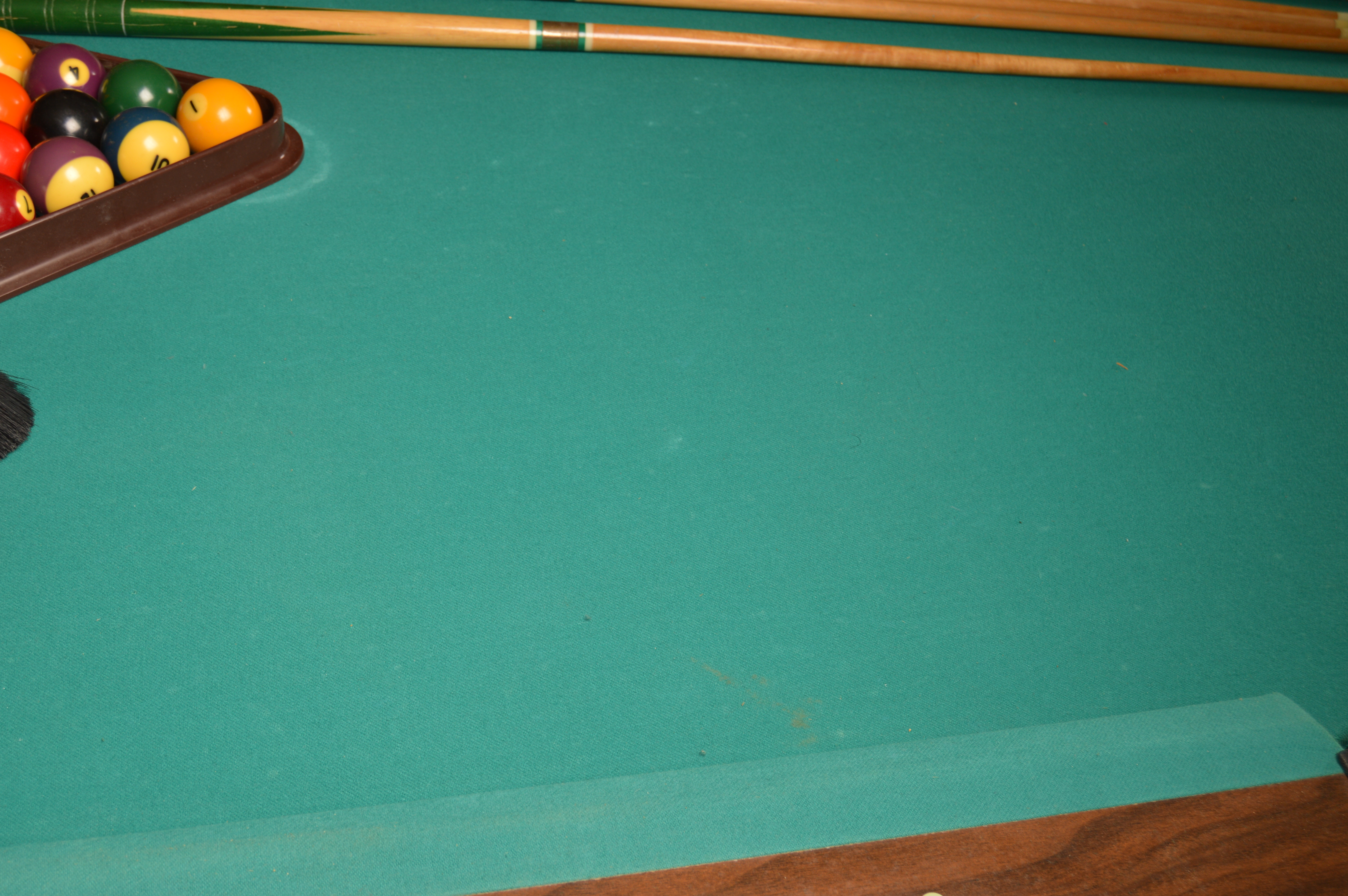 Vintage Jordan Billiards Table with Accessories