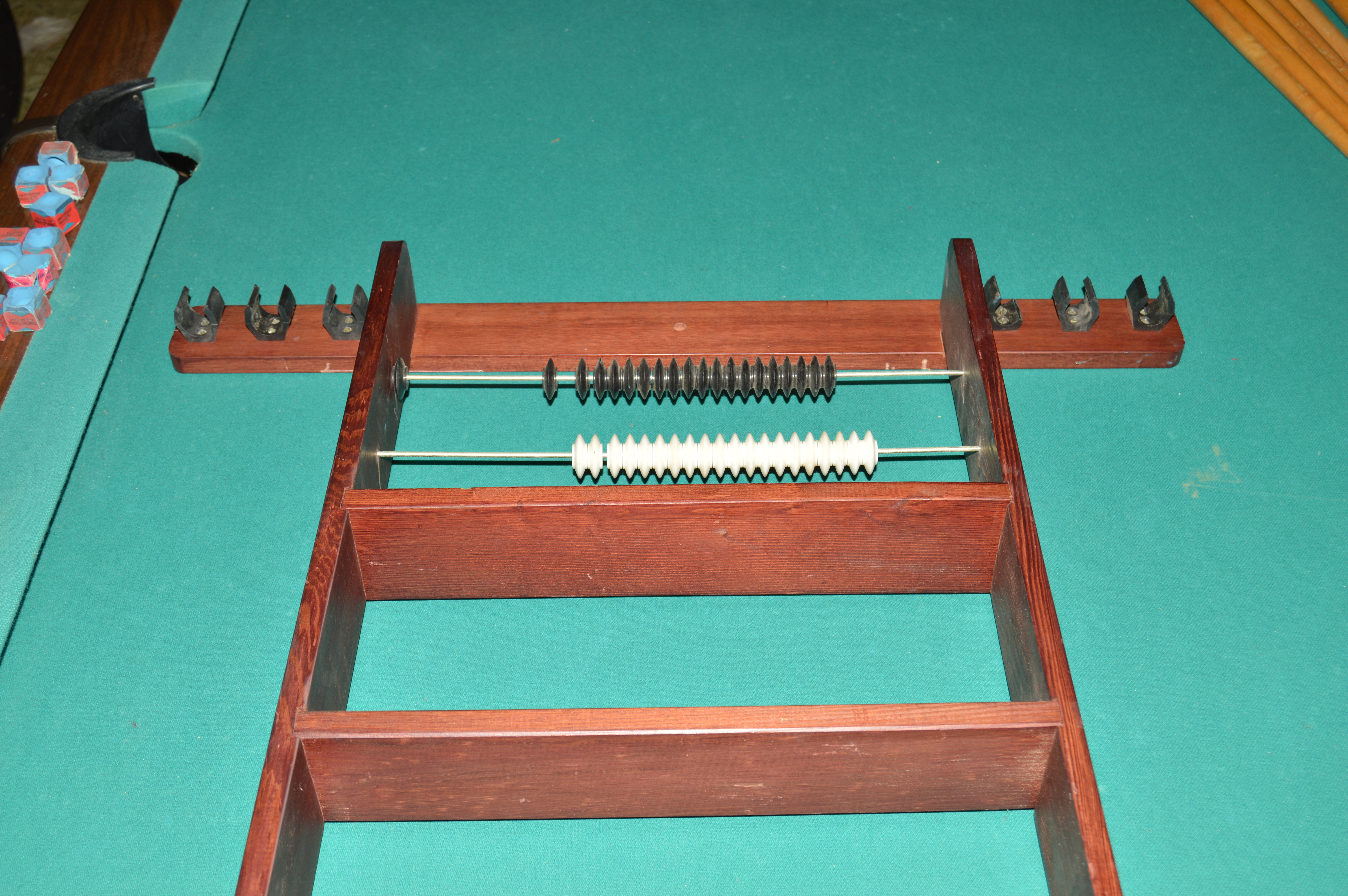 Vintage Jordan Billiards Table with Accessories