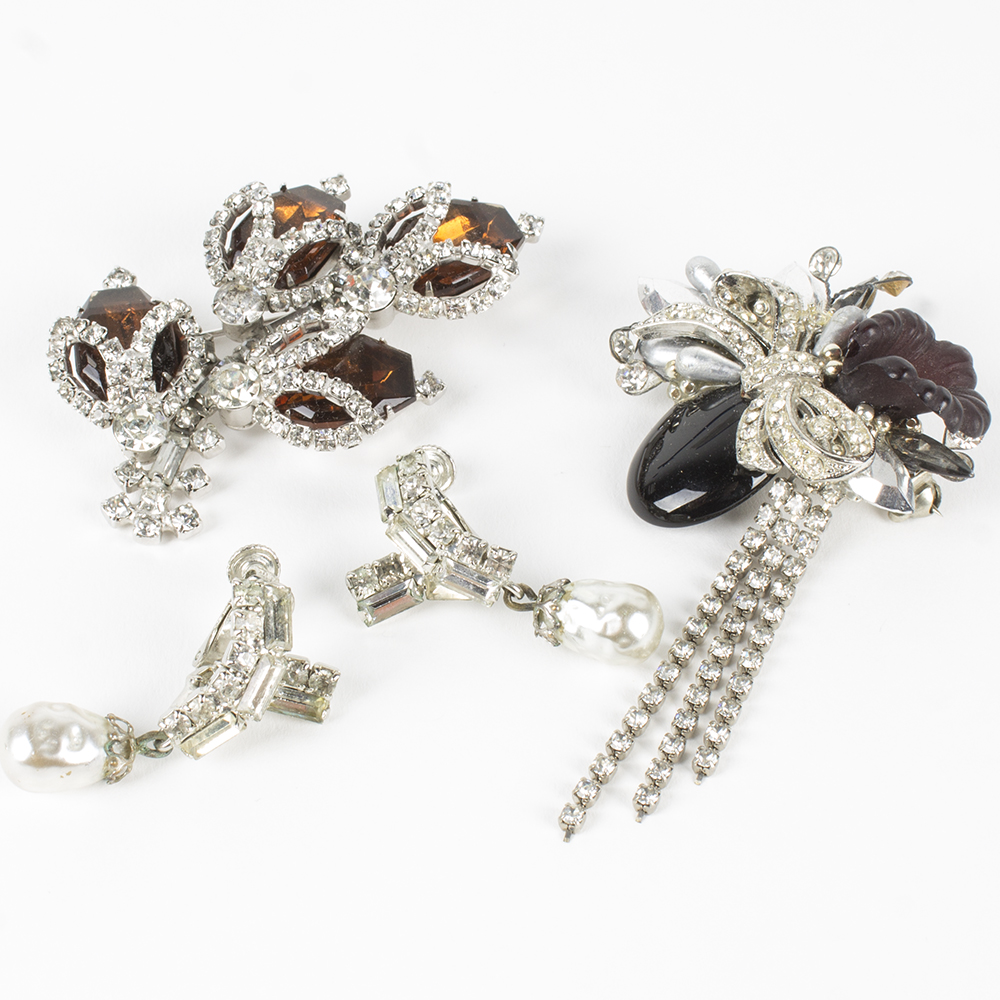 Costume Jewelry Assortment Featuring Nicole Mintzes, Vendome, and Hobe