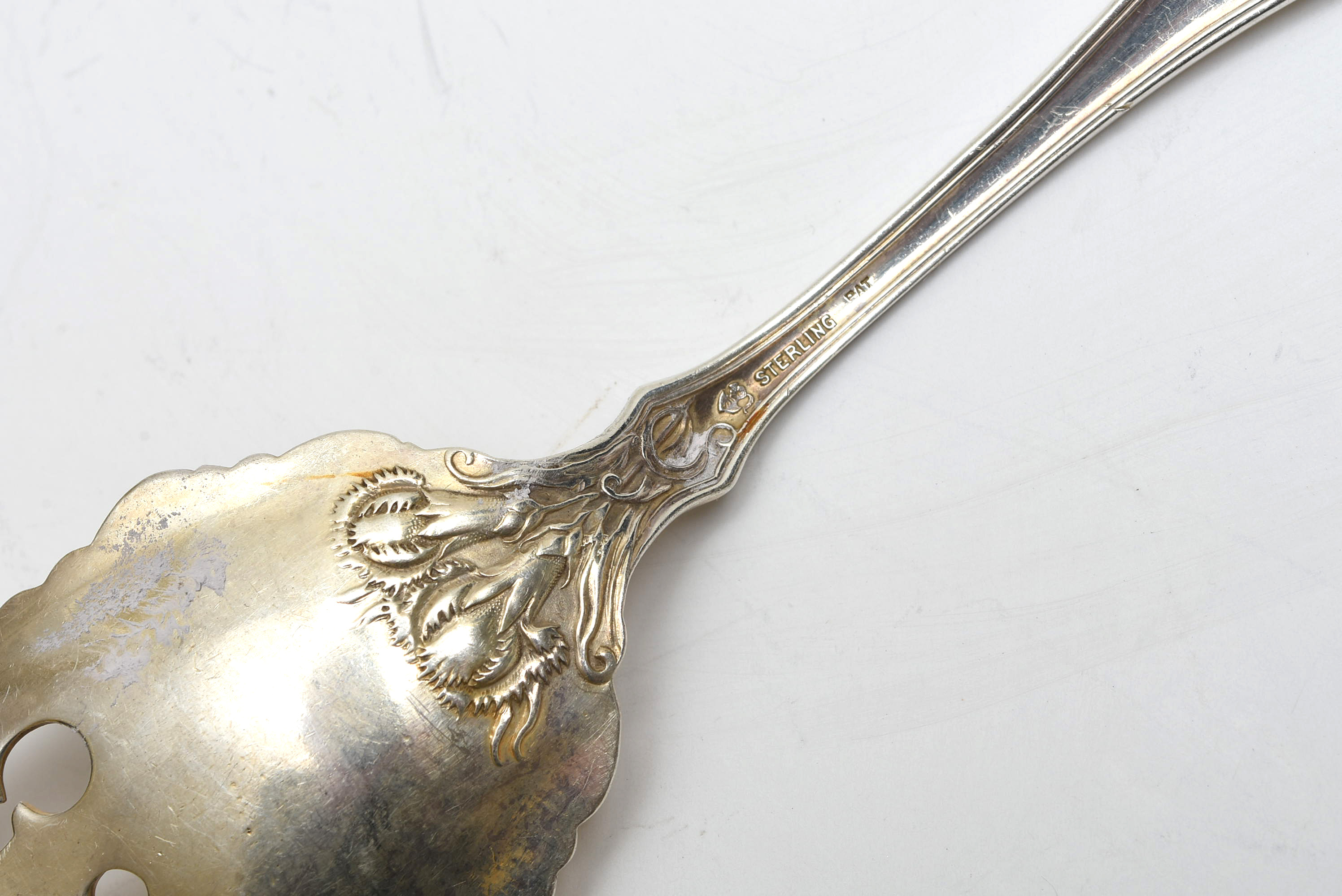 Assortment of Antique Sterling Silver Serving Utensils