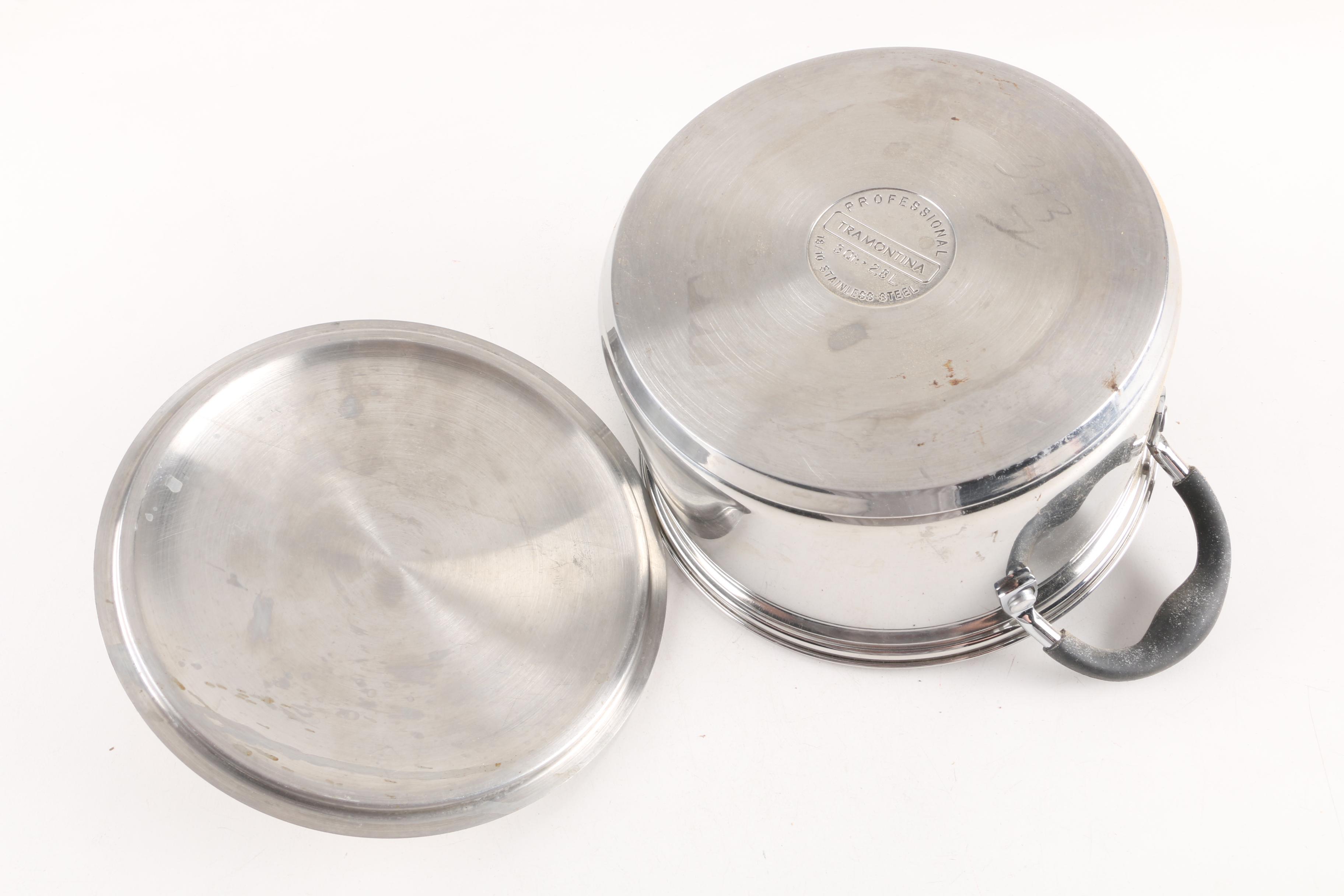 Tramontina Professional Stainless Steel Stock Pot