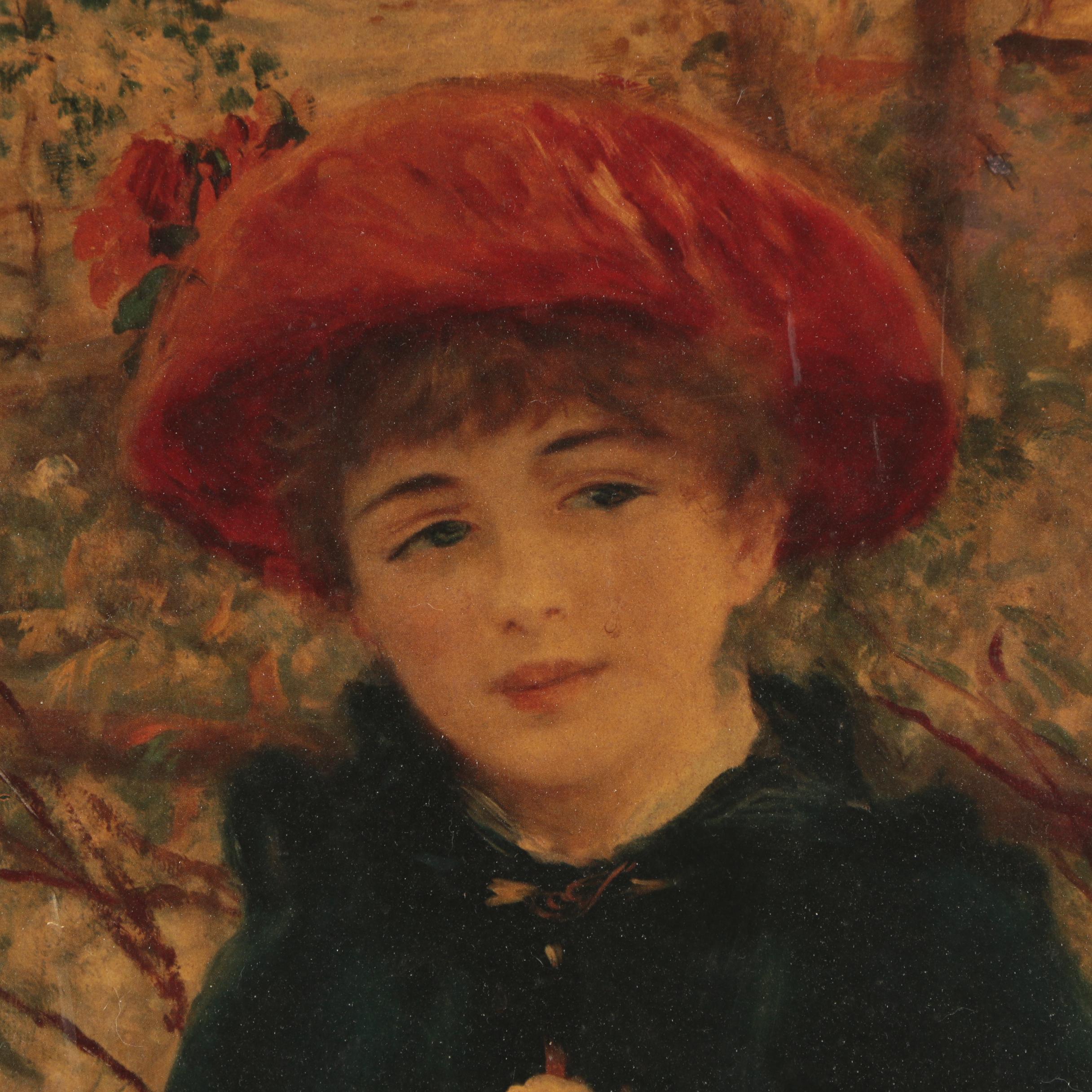 Offset Lithograph After Pierre-Auguste Renoir "Two Sisters (On the Terrace)"