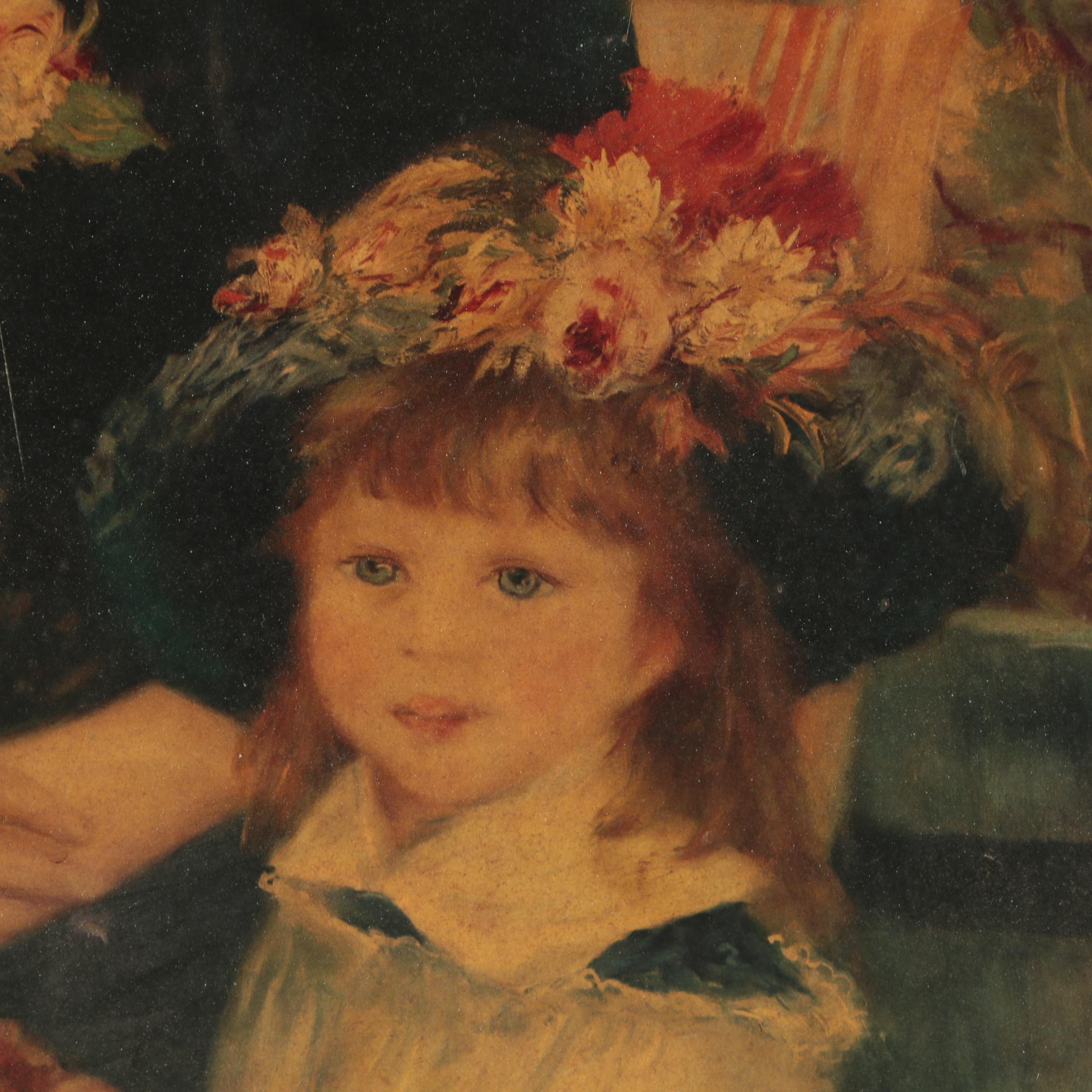 Offset Lithograph After Pierre-Auguste Renoir "Two Sisters (On the Terrace)"