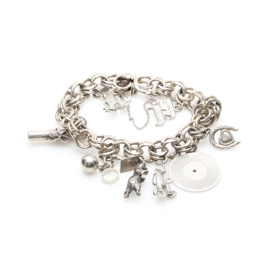 Sterling Silver Charm Bracelet