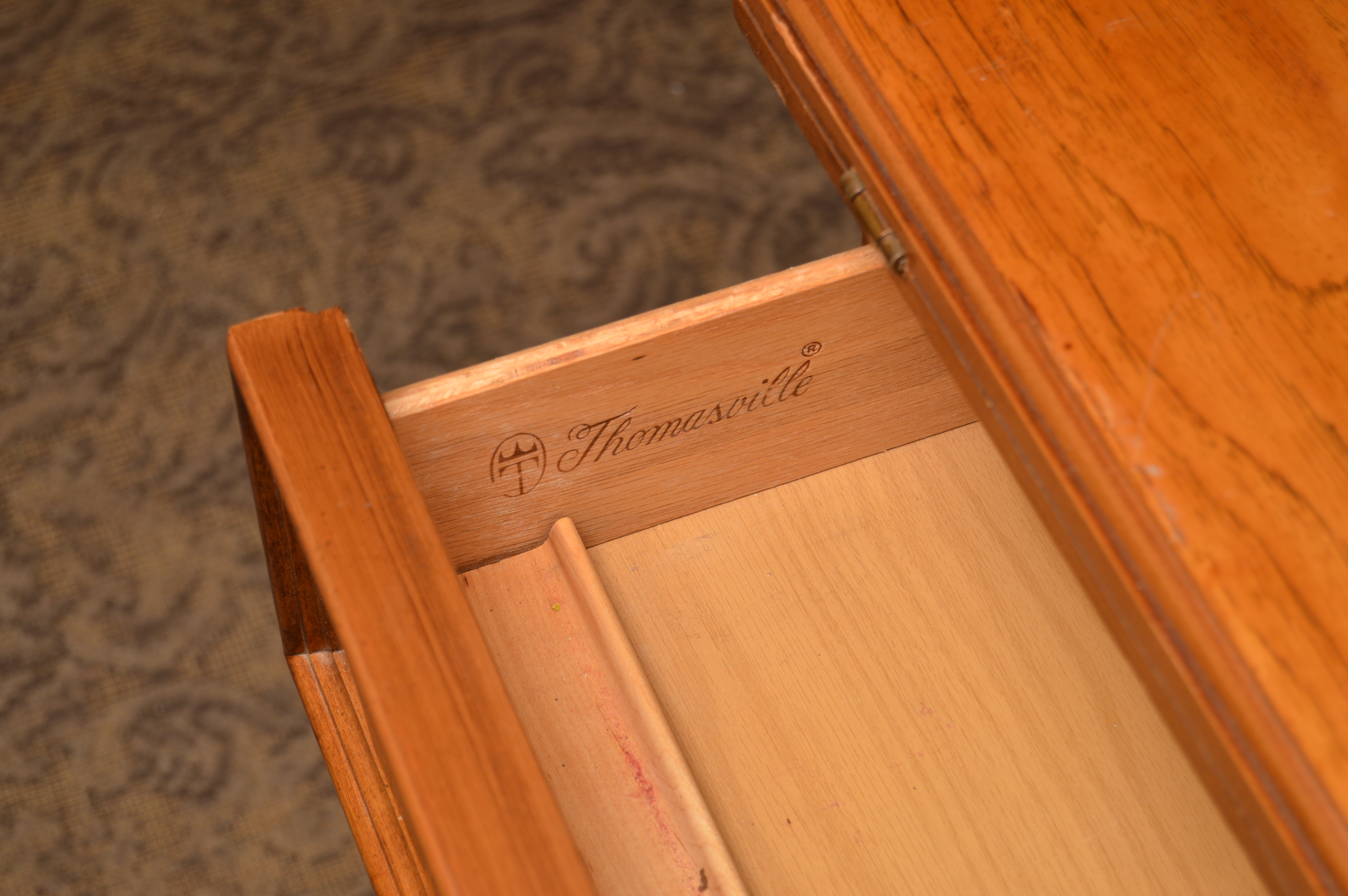 Vintage Two-Piece China Cabinet by Thomasville