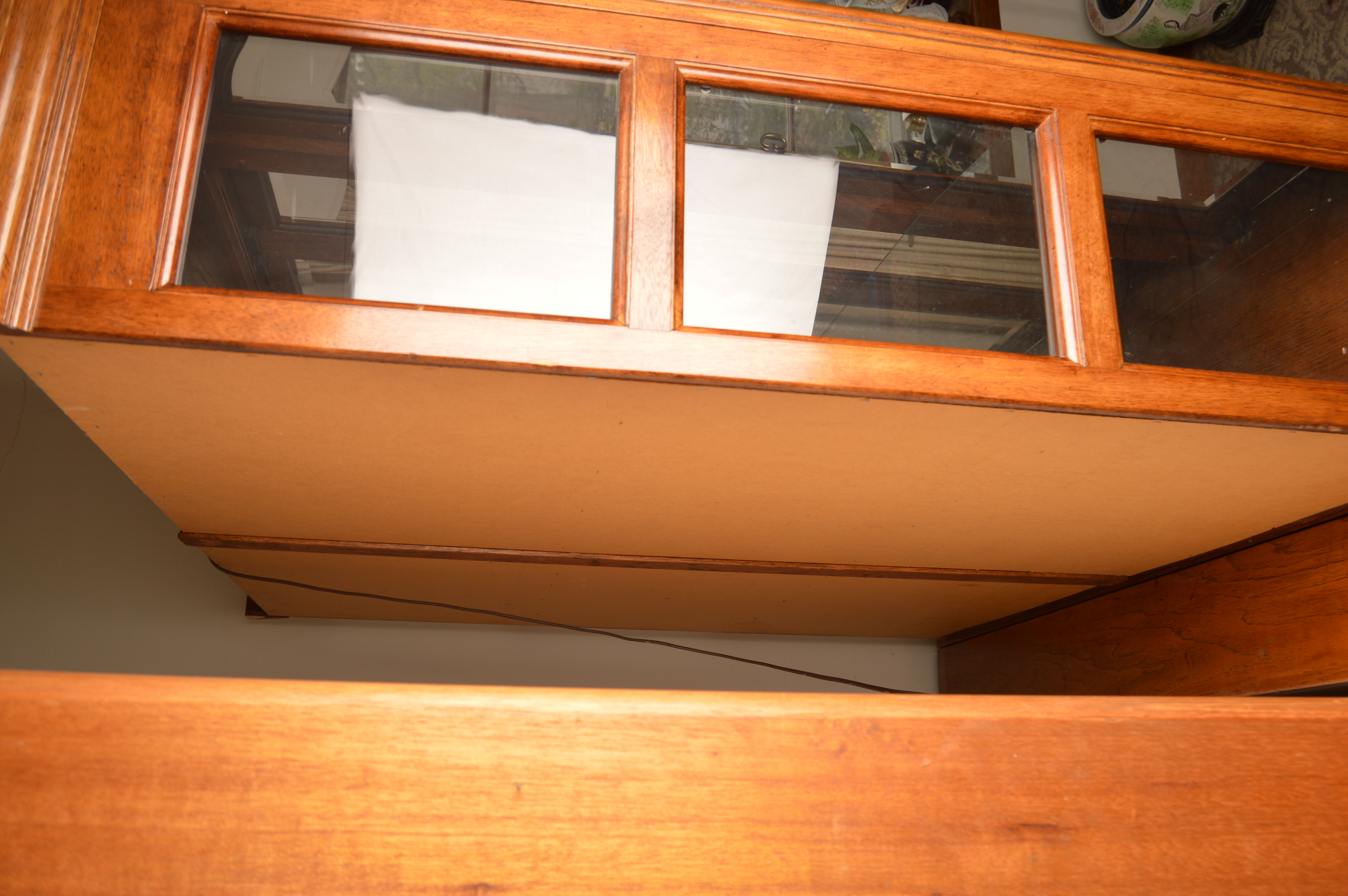 Vintage Two-Piece China Cabinet by Thomasville