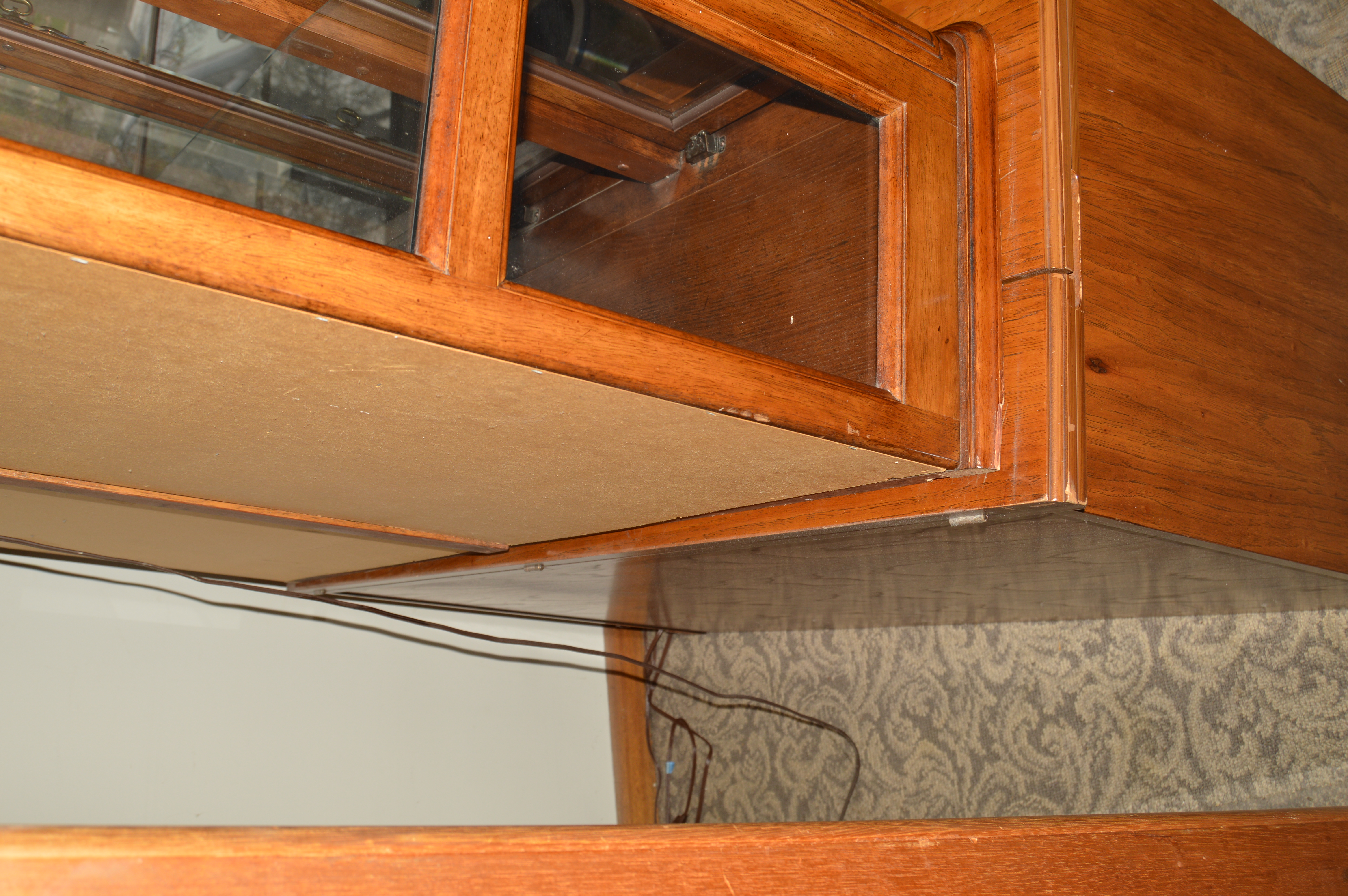 Vintage Two-Piece China Cabinet by Thomasville