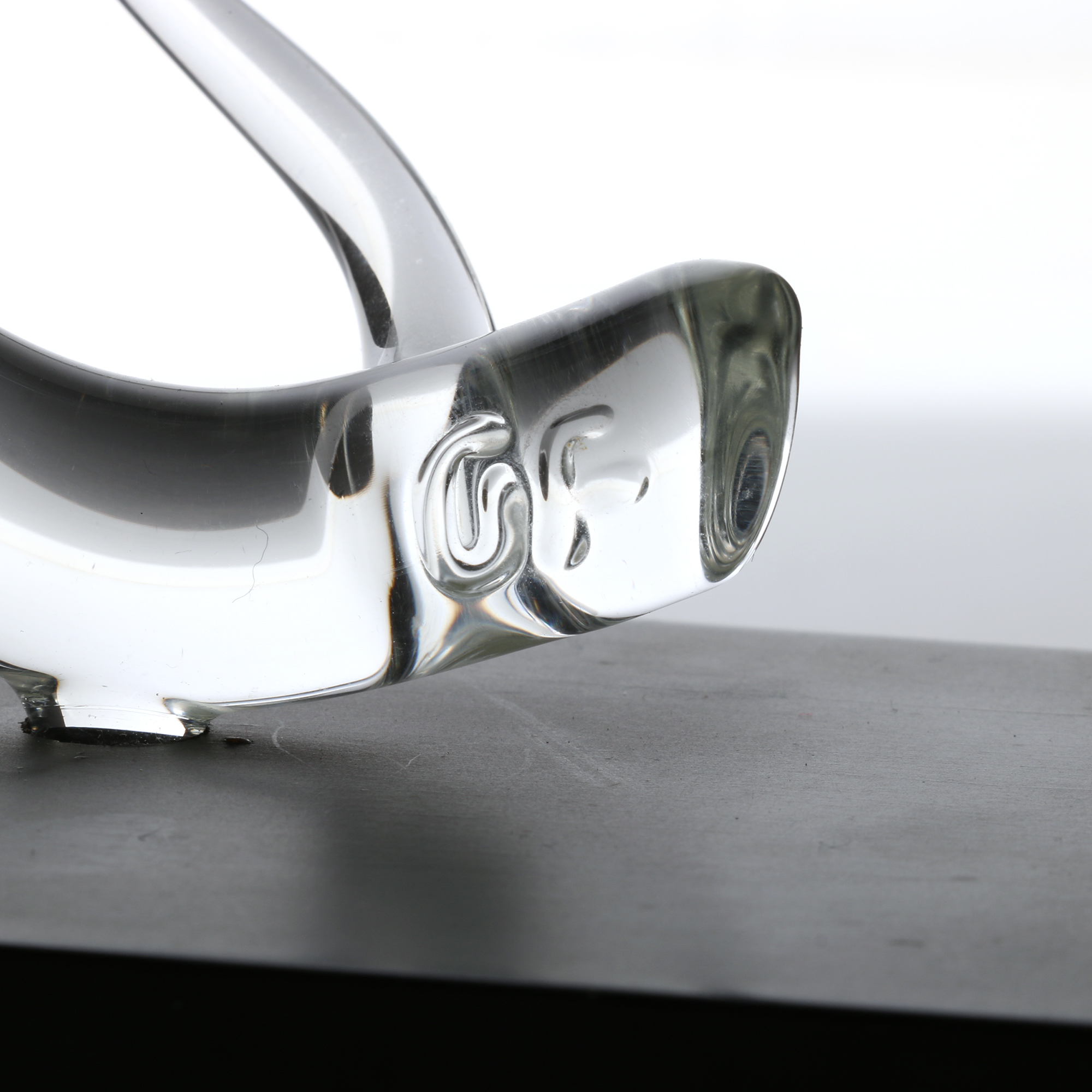 Hans Godo Fräbel Hummingbird Glass Sculpture