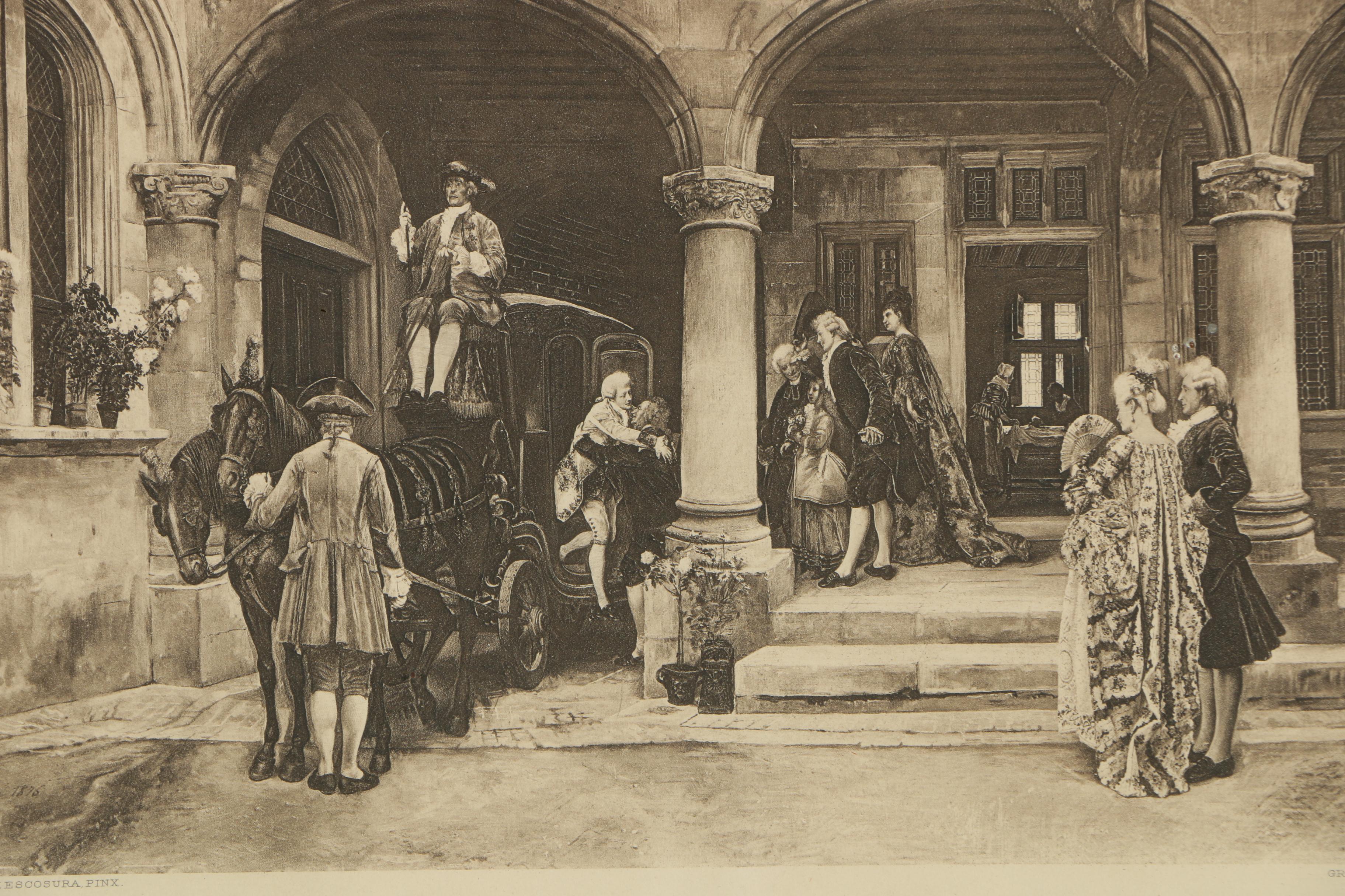 Photomechanical Print After Leon Escosura "Return of the Eldest Son"