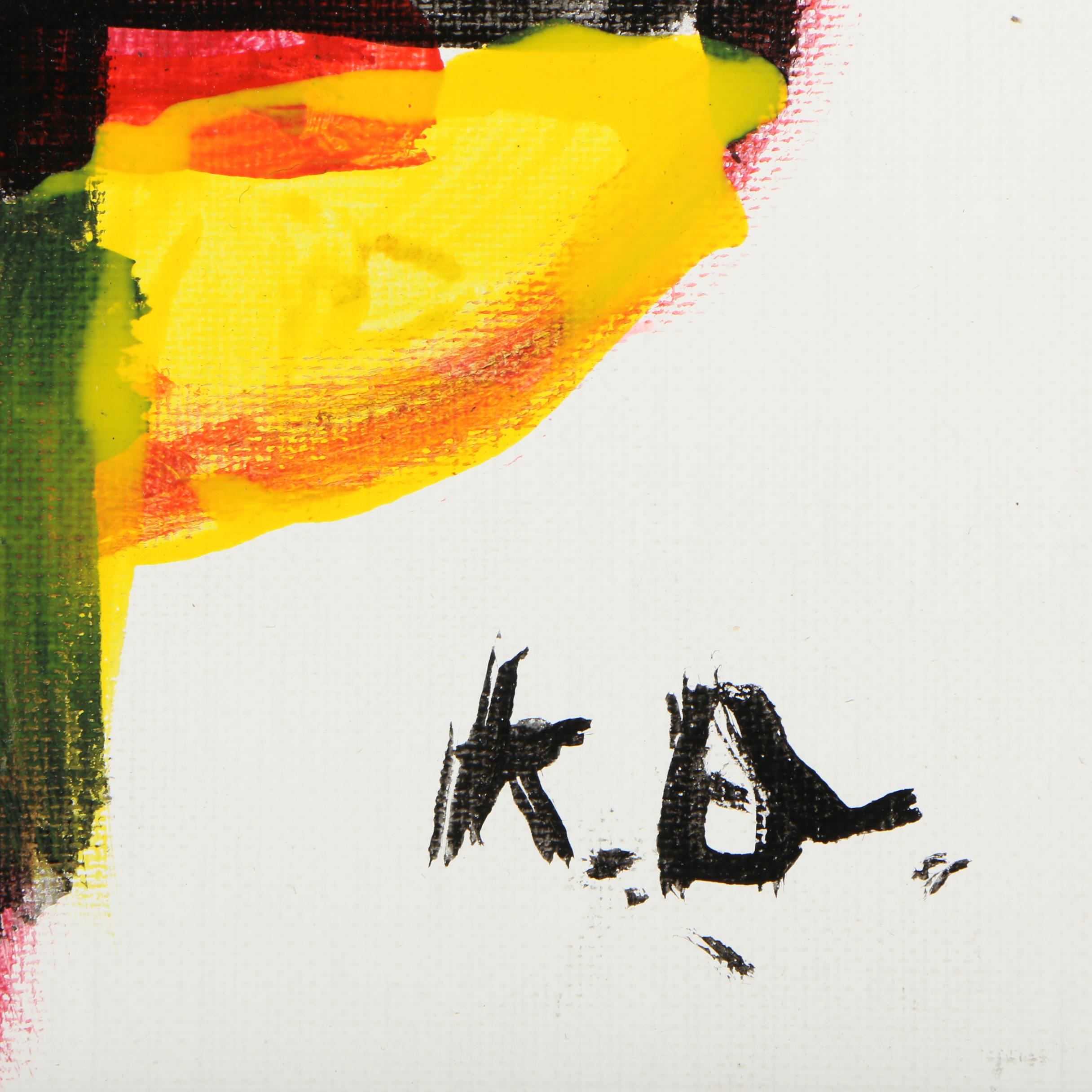 Abstract Acrylic Painting