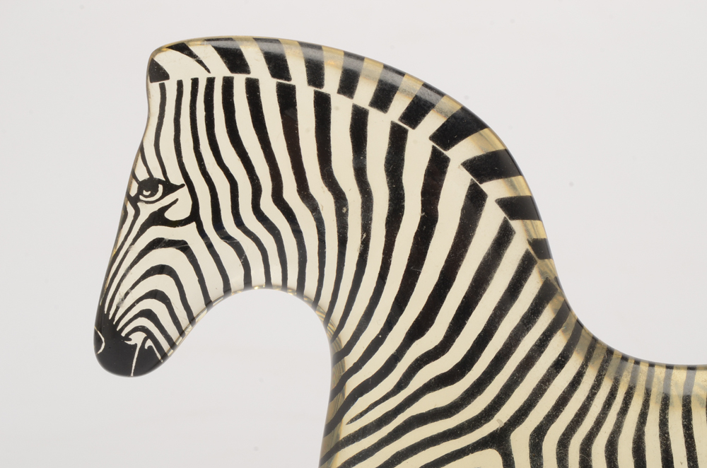 Vintage Zebra Sculpture by Abraham Palatnik