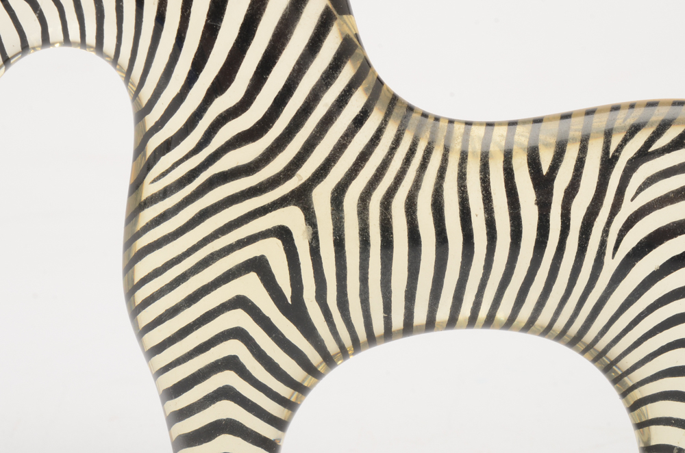 Vintage Zebra Sculpture by Abraham Palatnik