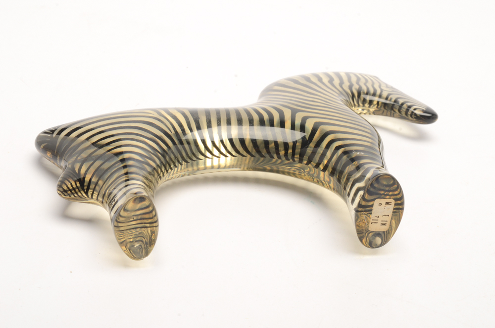 Vintage Zebra Sculpture by Abraham Palatnik
