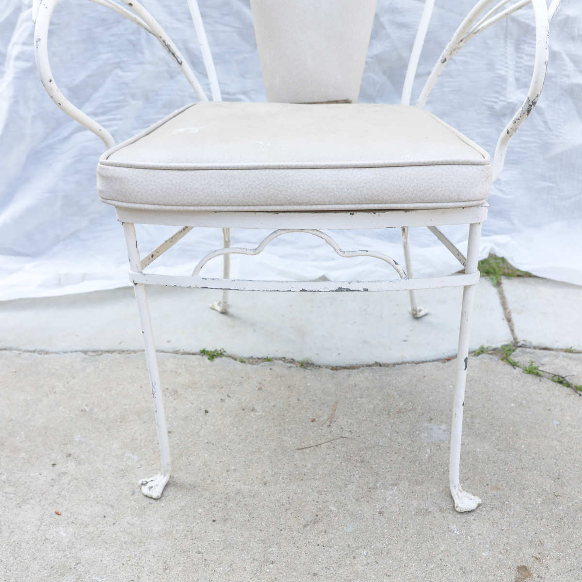 Salterini "Mt. Vernon" Wrought Iron Patio Table and Chairs