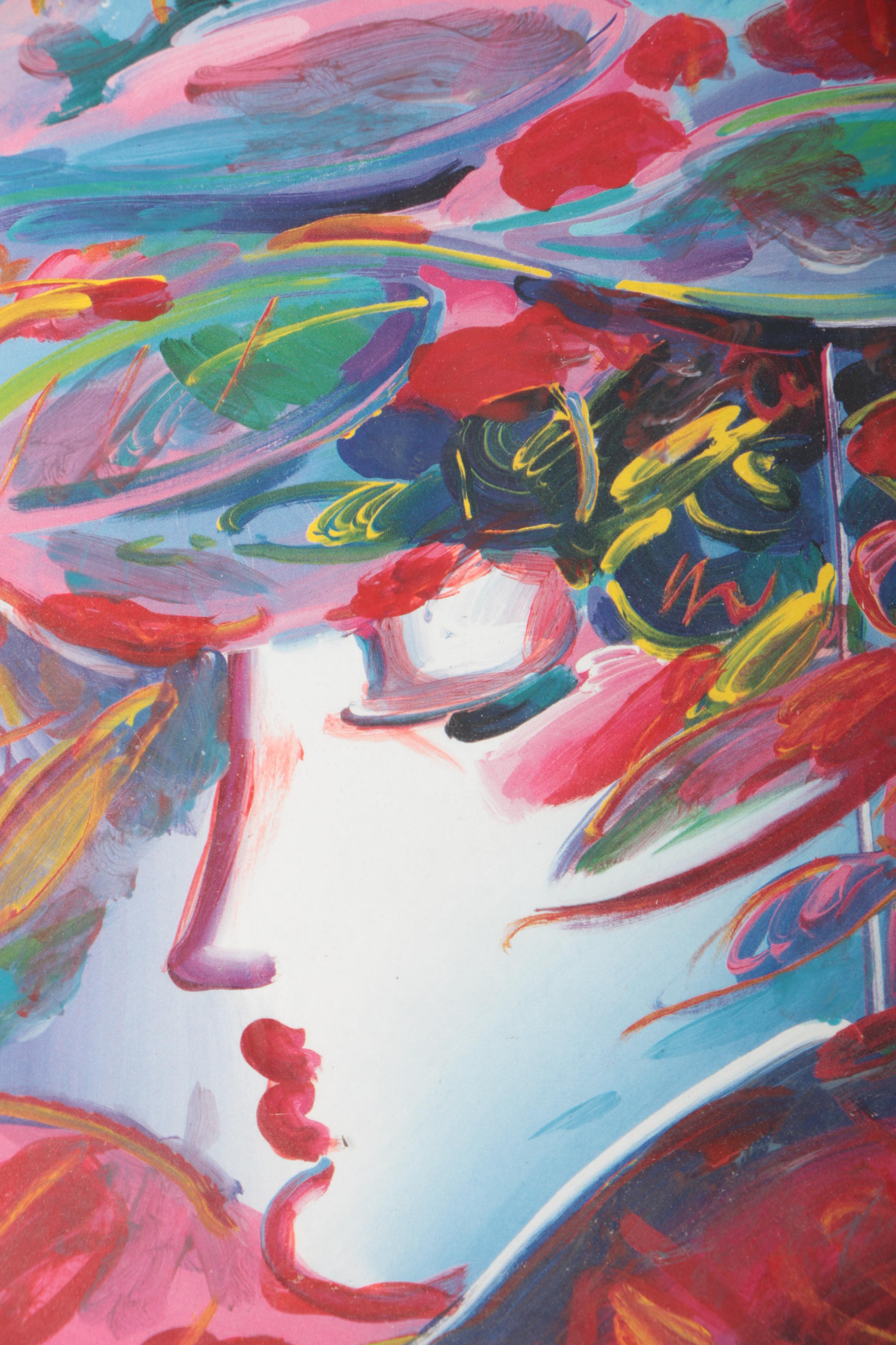 Offset Lithograph After Peter Max "Beauty"