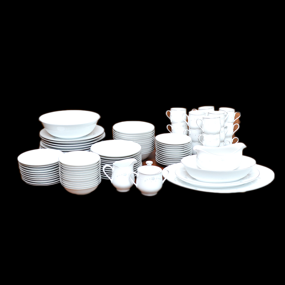 Sango China "Julie" Porcelain Dinnerware and Serving Dishes