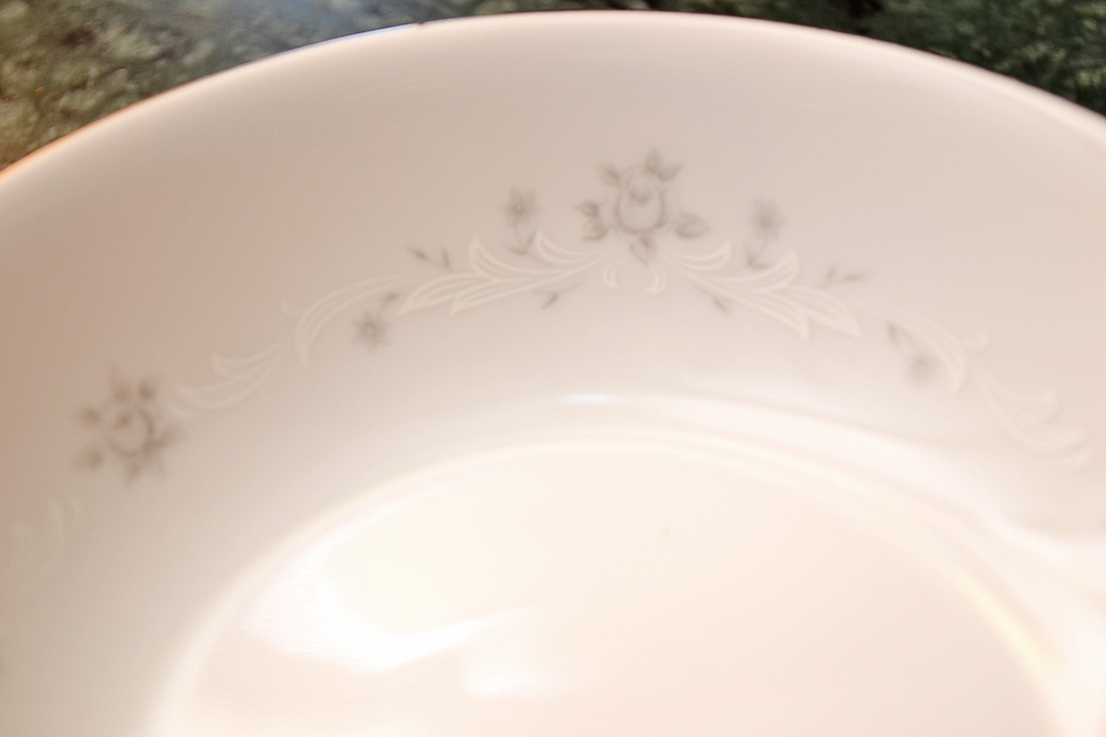 Sango China "Julie" Porcelain Dinnerware and Serving Dishes