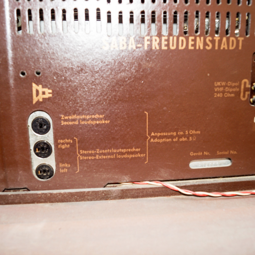 Vintage German Saba Freudenstadt Stereo Console