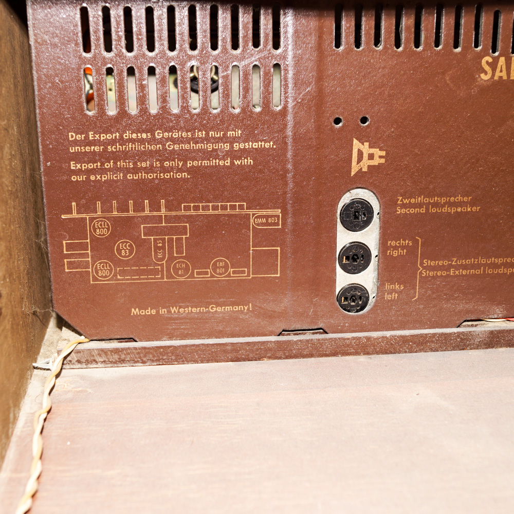 Vintage German Saba Freudenstadt Stereo Console