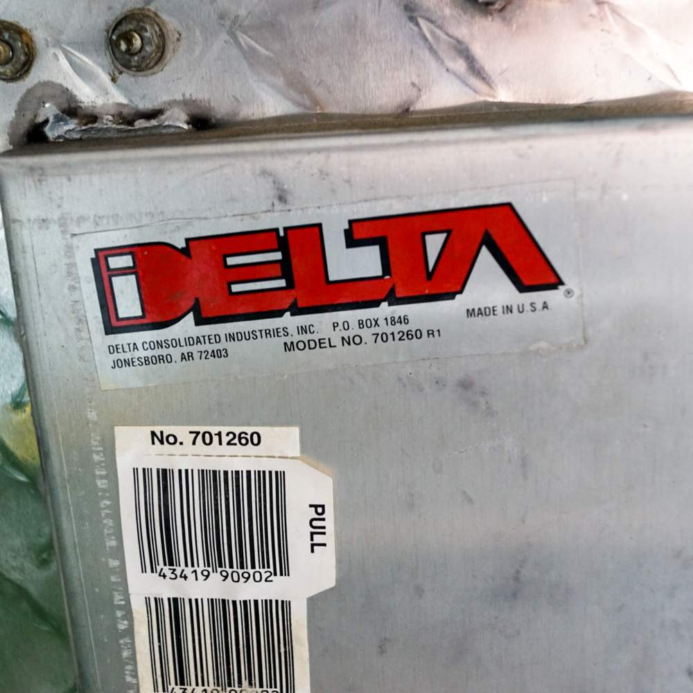 Delta Aluminum Dual Lid Truck Tool Box