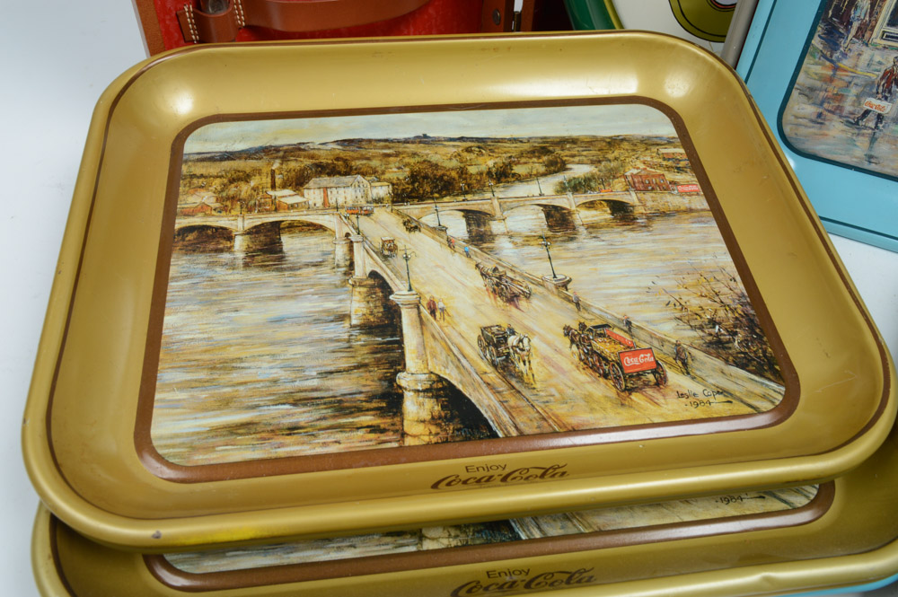 Vintage Bar Accessories Featuring Coca Cola